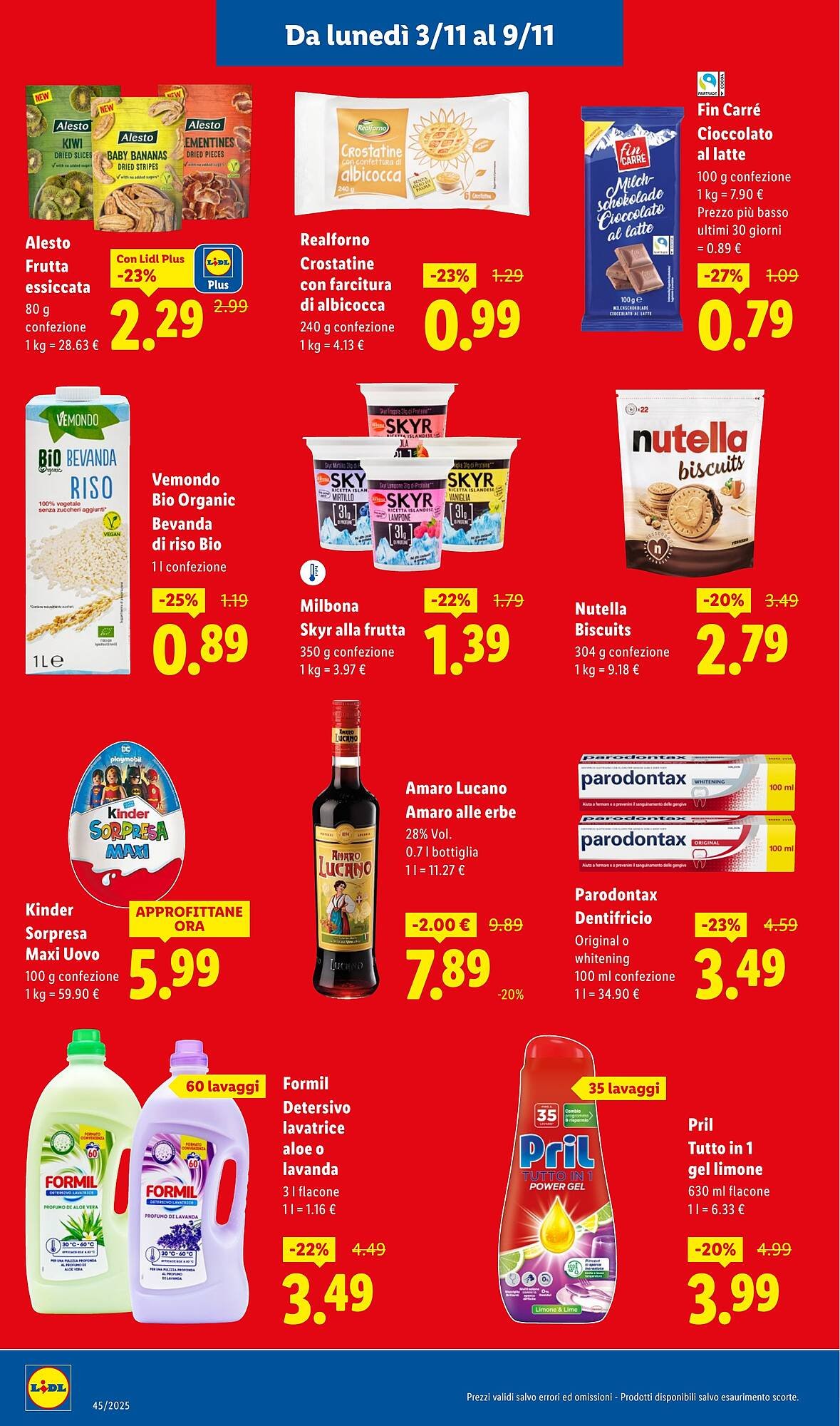 Volantino Lidl (2025-11-03 - 2025-11-09)