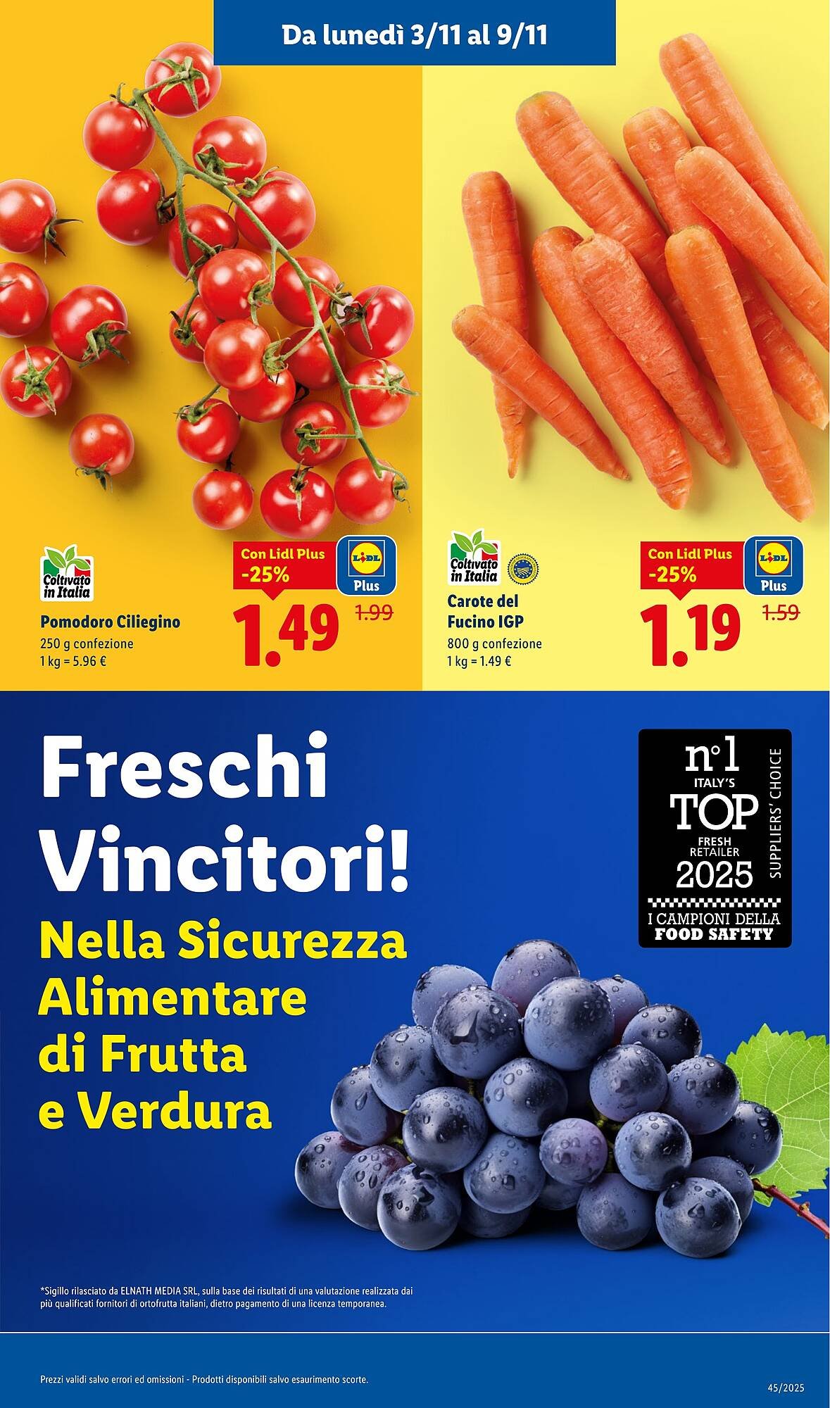 Volantino Lidl (2025-11-03 - 2025-11-09)