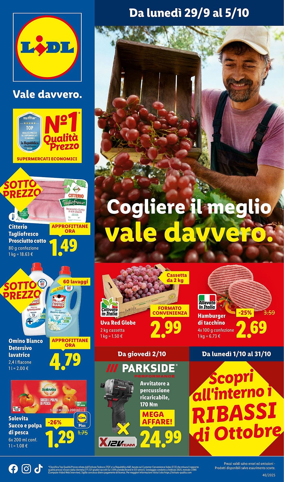 Volantino Lidl (2025-09-29 - 2025-10-05)
