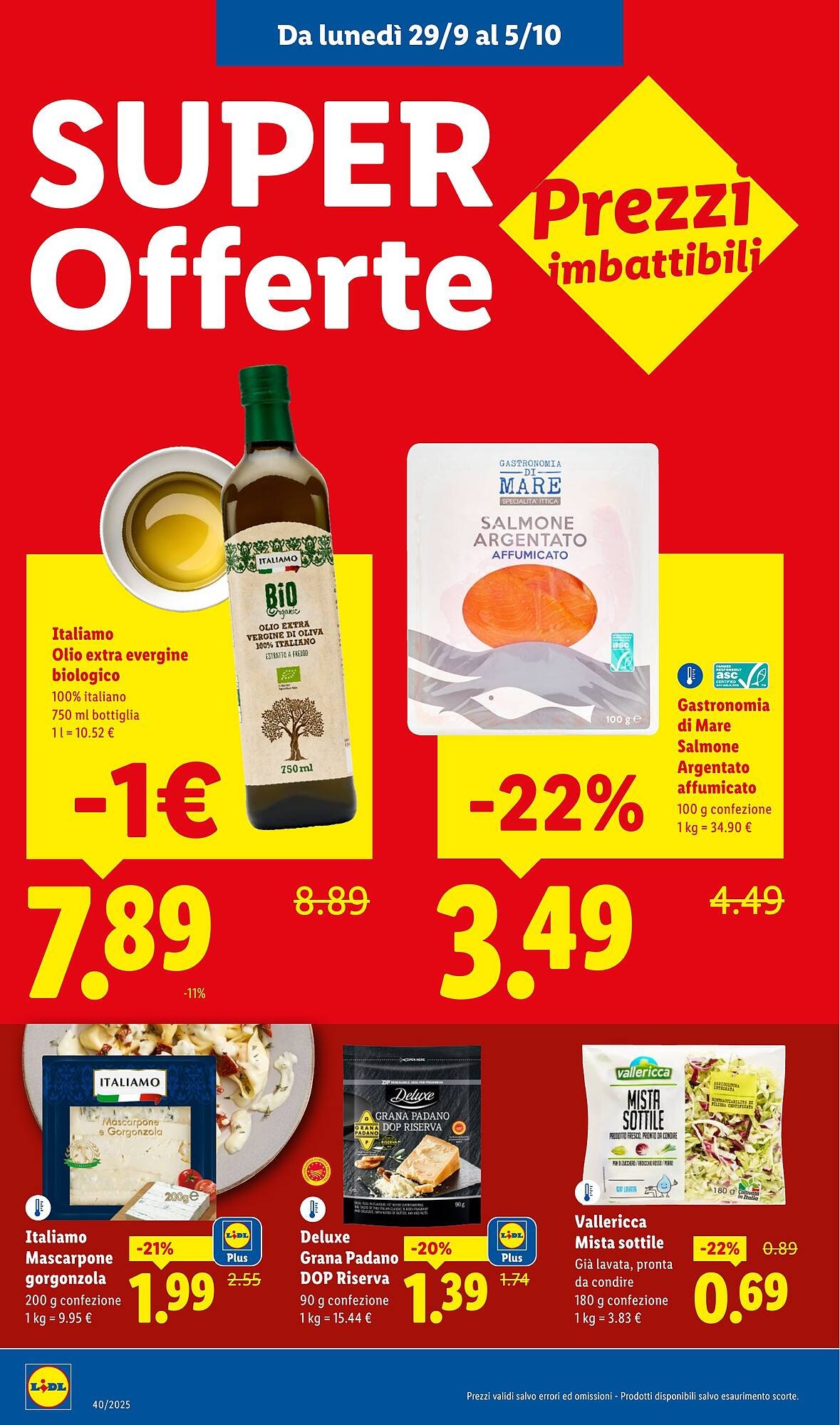 Volantino Lidl (2025-09-29 - 2025-10-05)