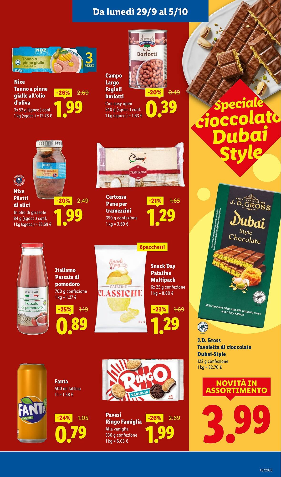 Volantino Lidl (2025-09-29 - 2025-10-05)