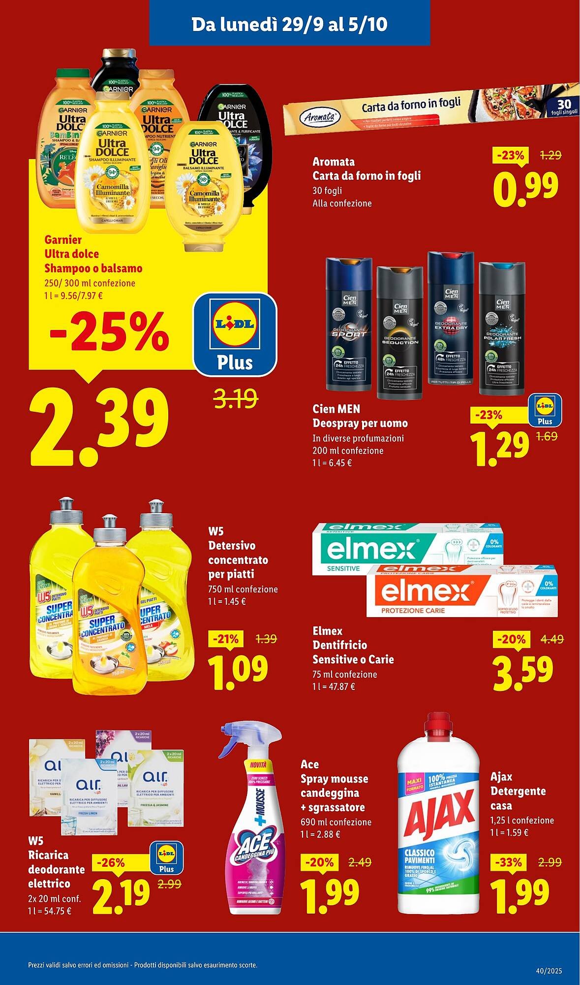 Volantino Lidl (2025-09-29 - 2025-10-05)
