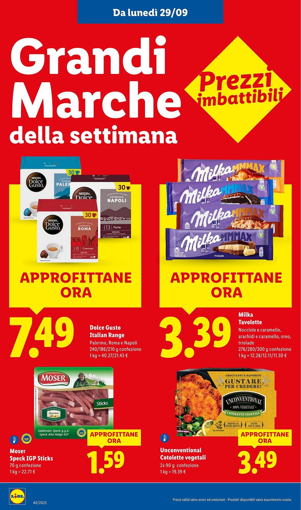 Volantino Lidl (2025-09-29 - 2025-10-05)