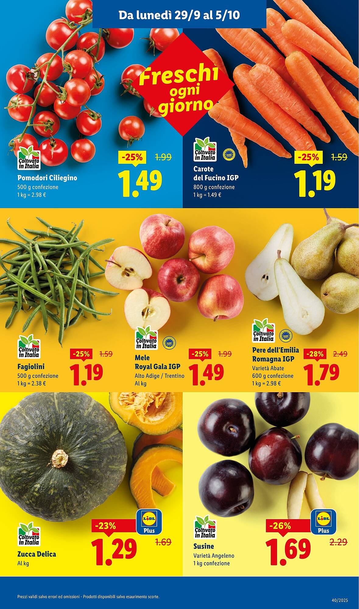 Volantino Lidl (2025-09-29 - 2025-10-05)