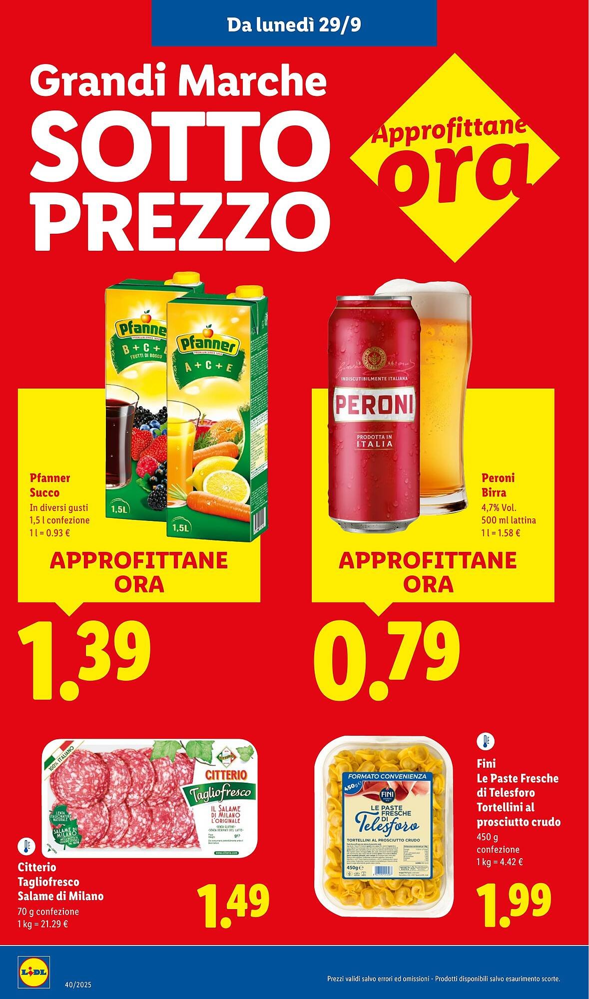 Volantino Lidl (2025-09-29 - 2025-10-05)