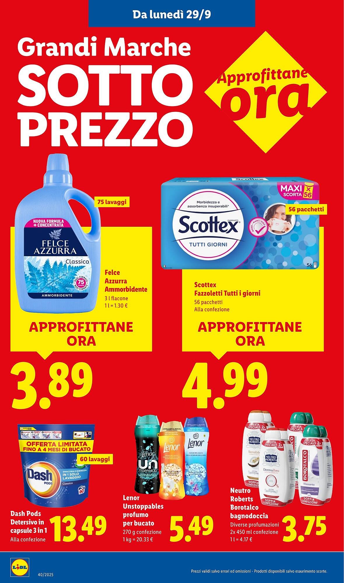 Volantino Lidl (2025-09-29 - 2025-10-05)