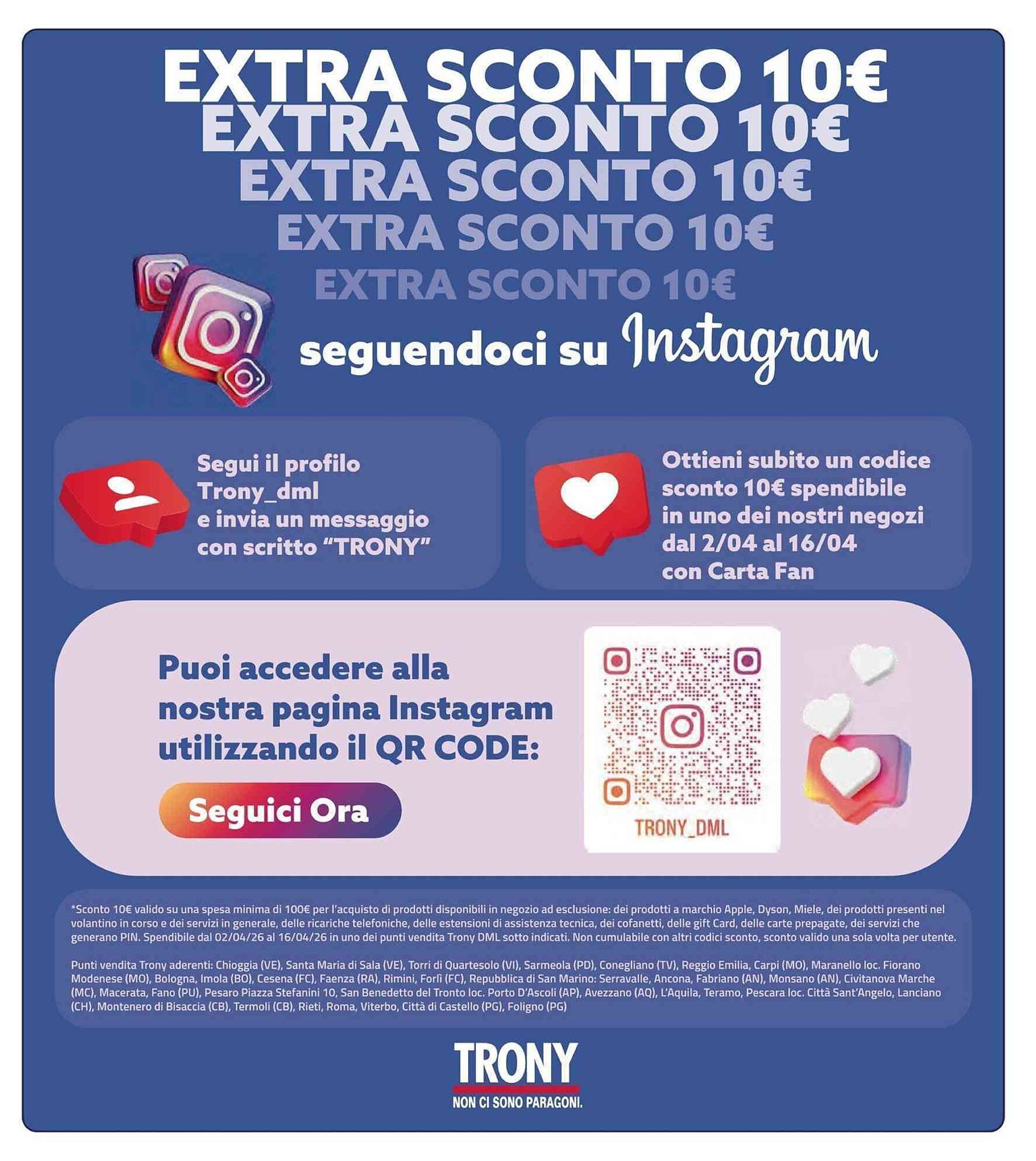 Volantino Trony (2026-04-02 - 2026-04-16)