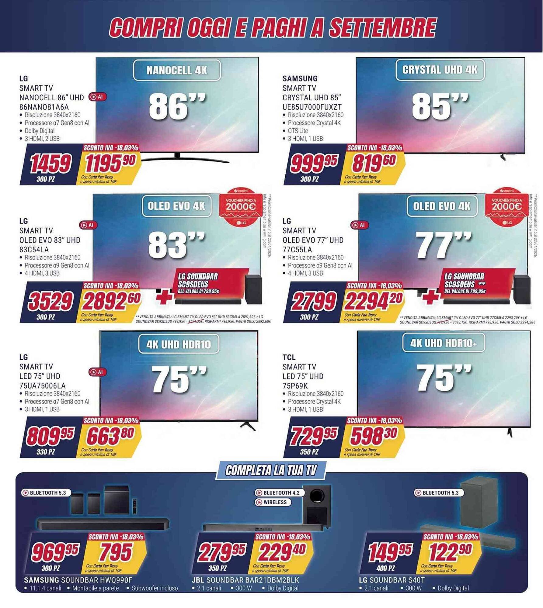 Volantino Trony (2026-04-02 - 2026-04-16)