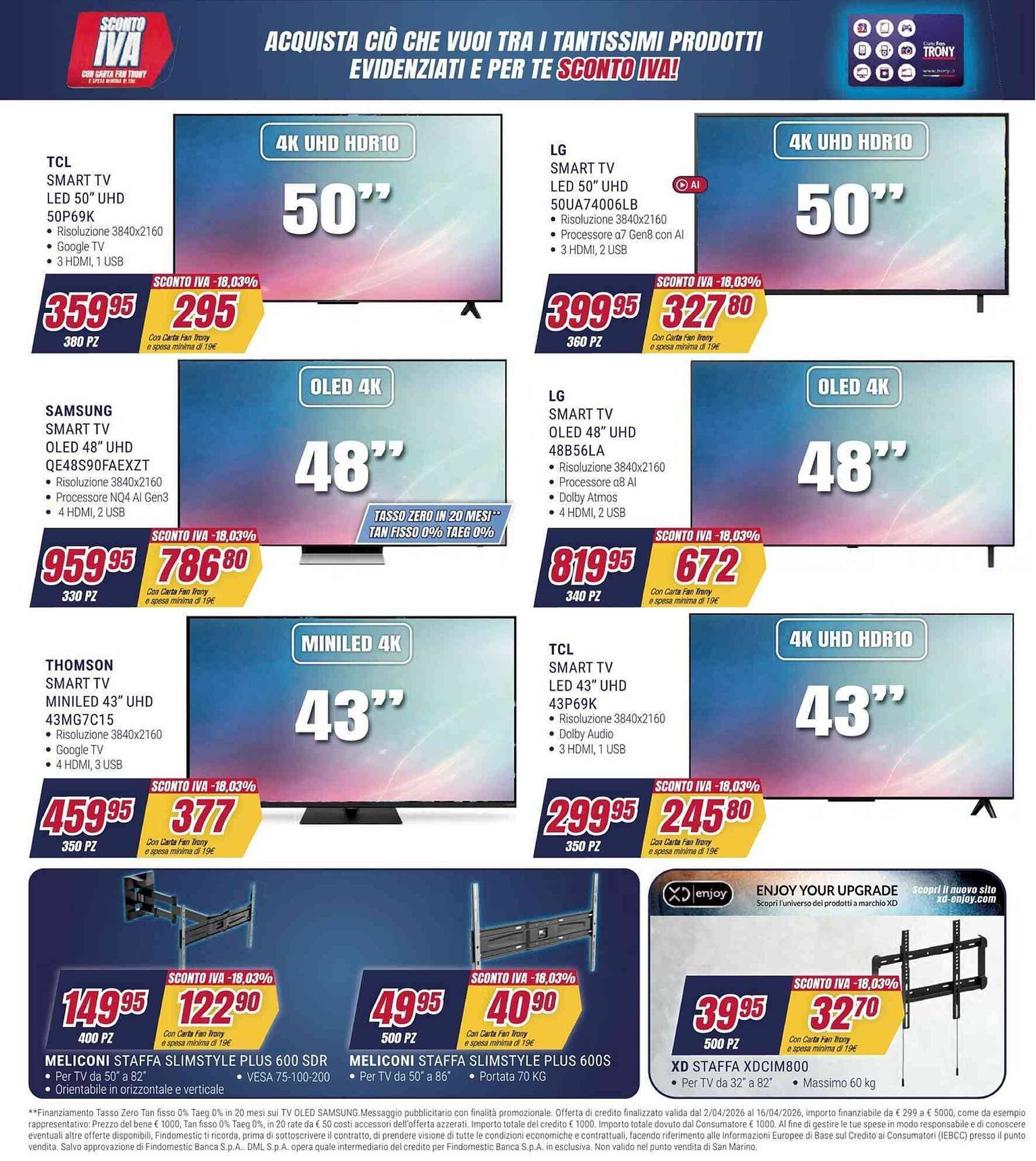 Volantino Trony (2026-04-02 - 2026-04-16)