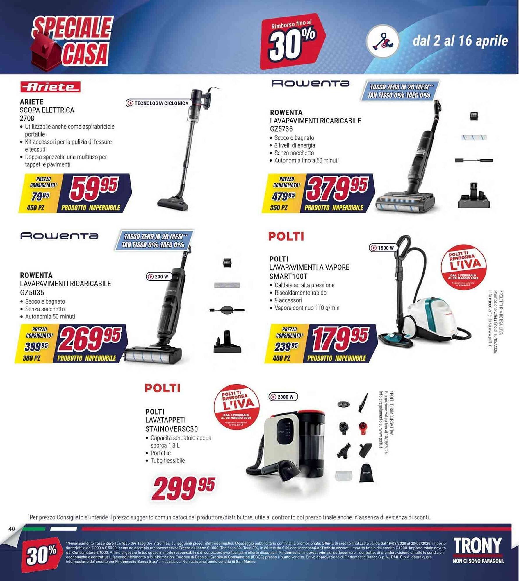 Volantino Trony (2026-04-02 - 2026-04-16)