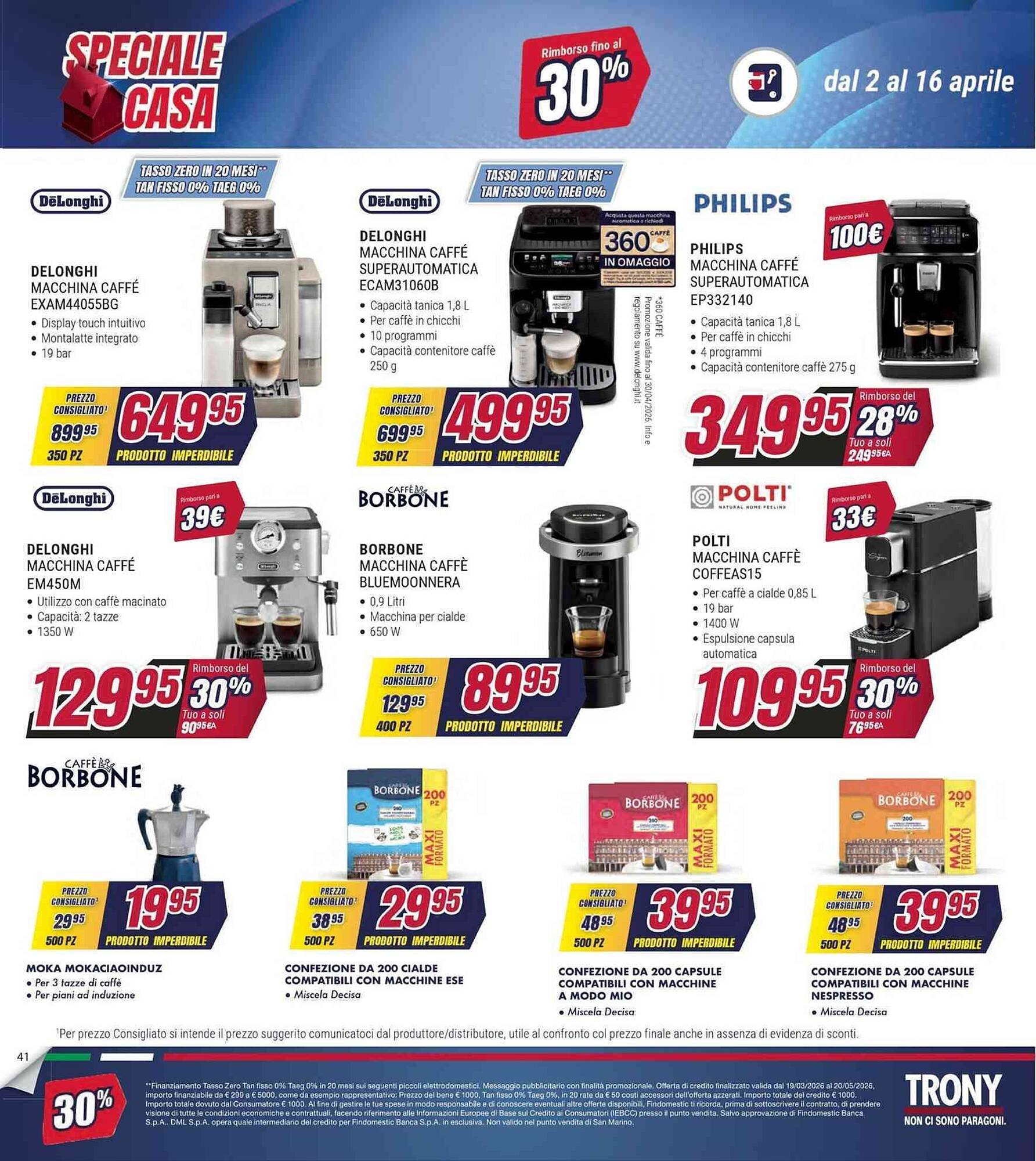 Volantino Trony (2026-04-02 - 2026-04-16)