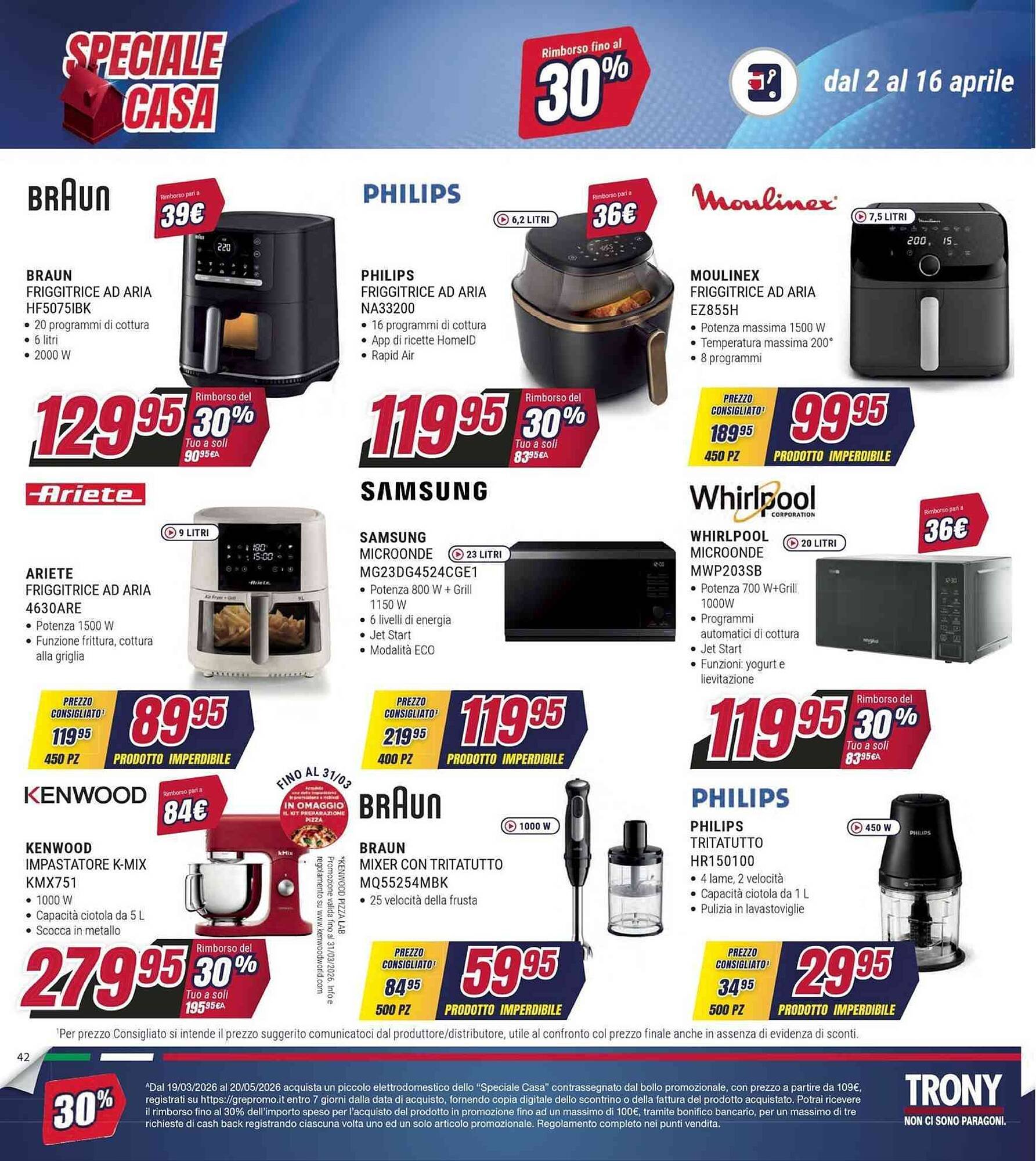 Volantino Trony (2026-04-02 - 2026-04-16)