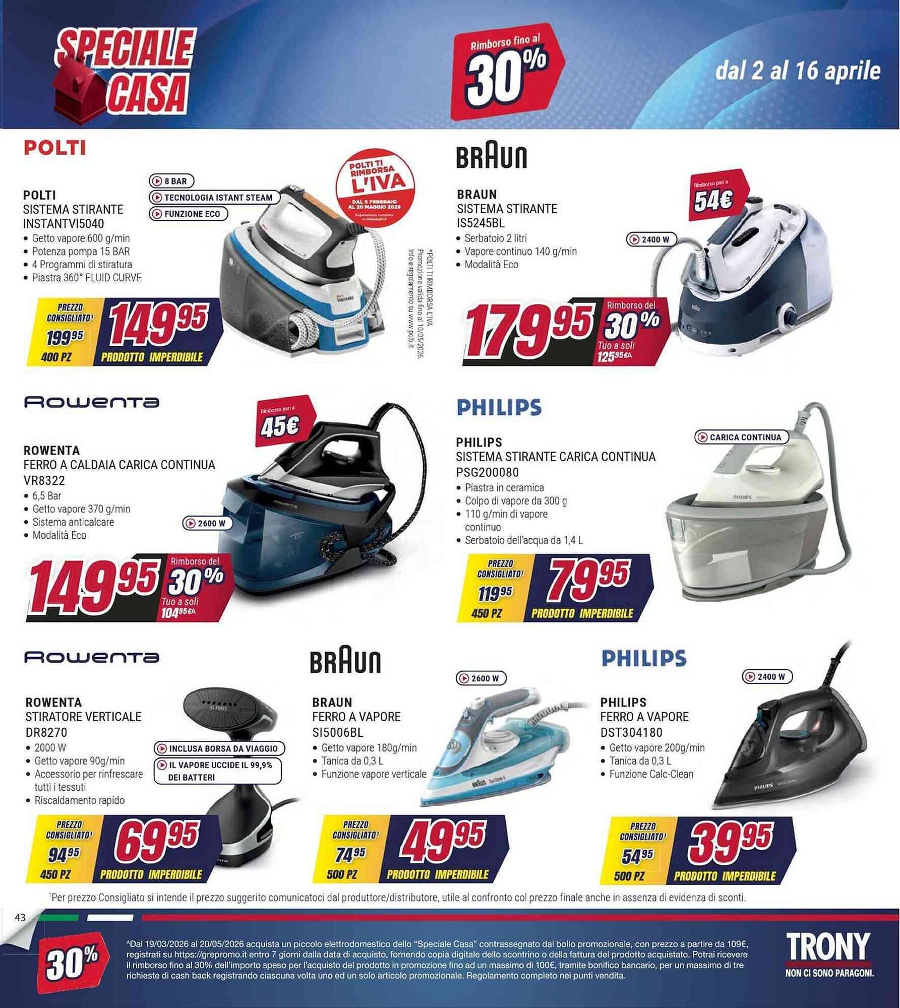 Volantino Trony (2026-04-02 - 2026-04-16)