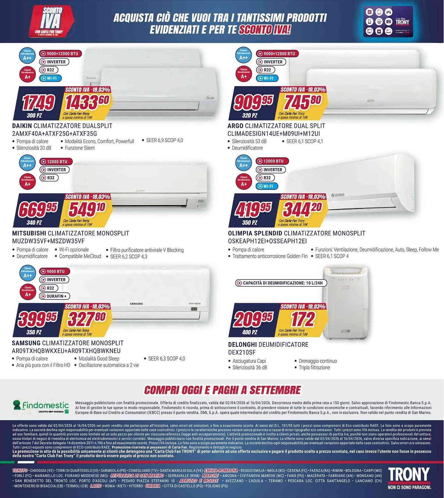 Volantino Trony (2026-04-02 - 2026-04-16)