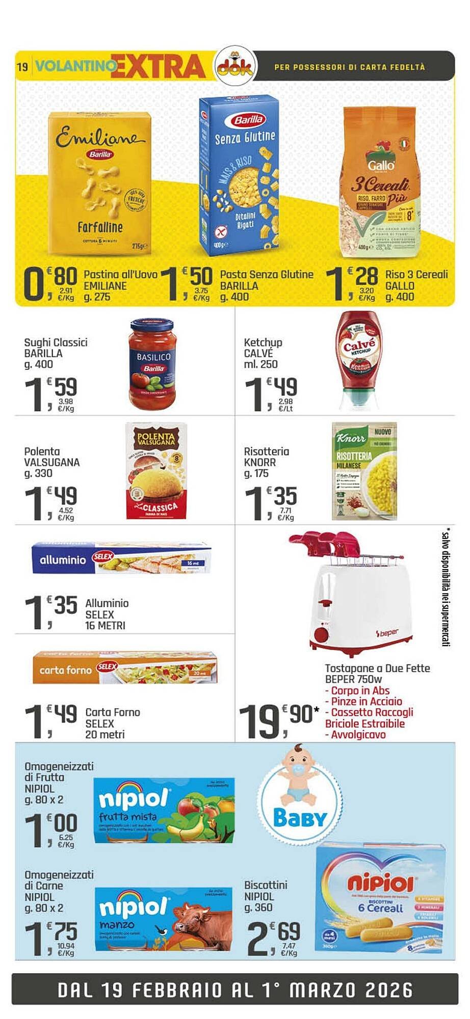 Volantino Supermercati Dok (2026-02-19 - 2026-03-01)