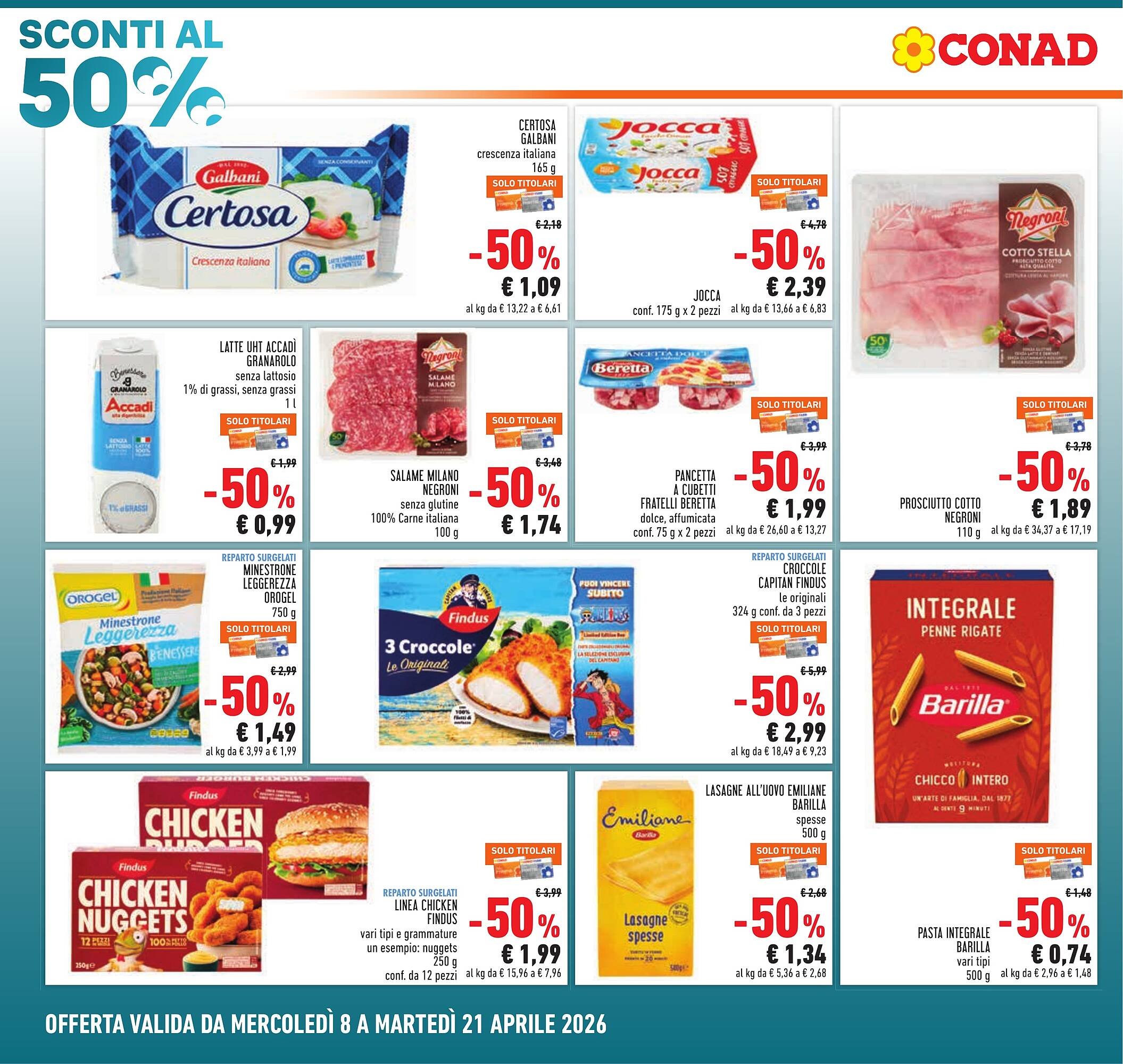 Volantino Conad (2026-04-08 - 2026-04-22)