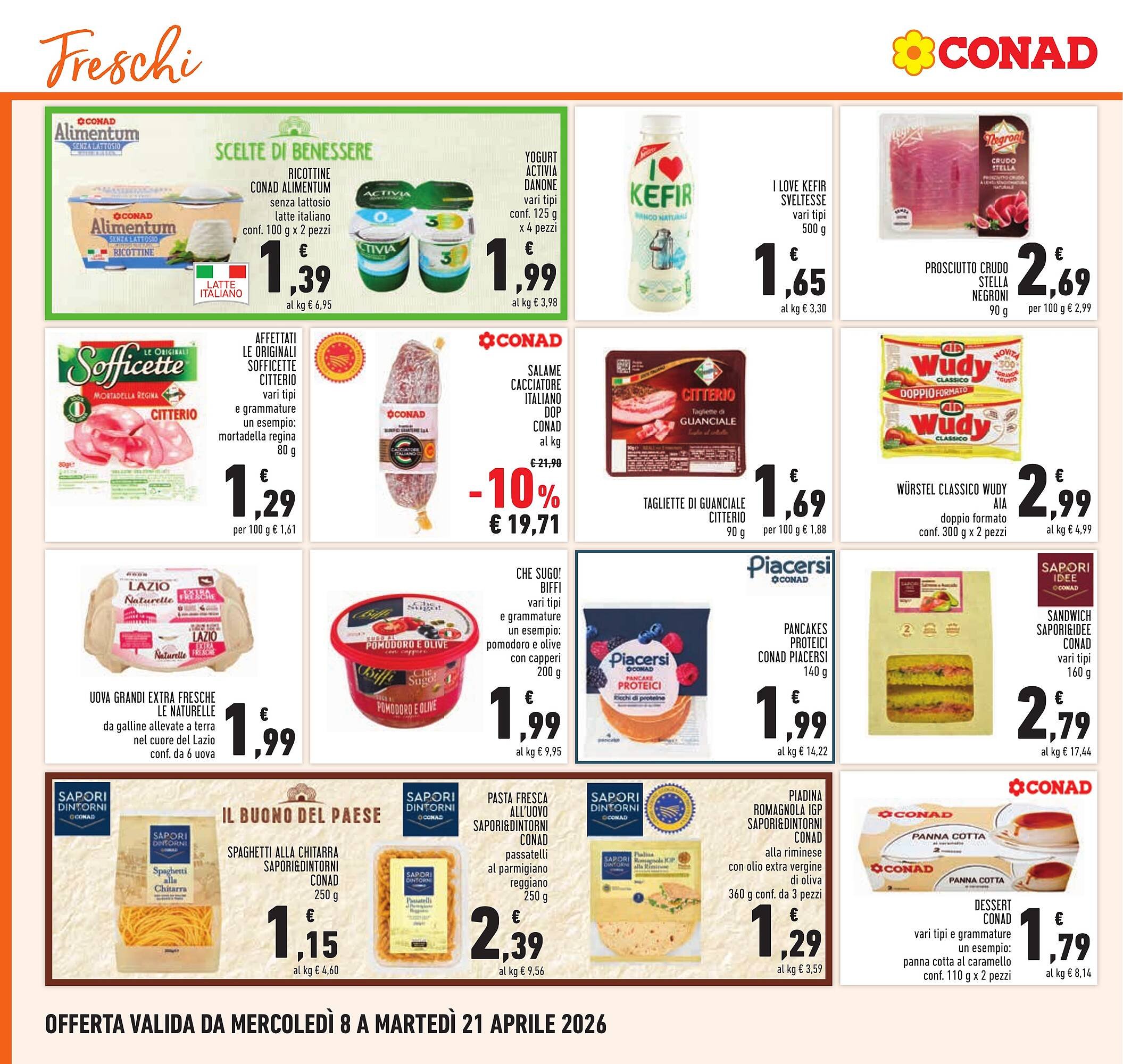 Volantino Conad (2026-04-08 - 2026-04-22)