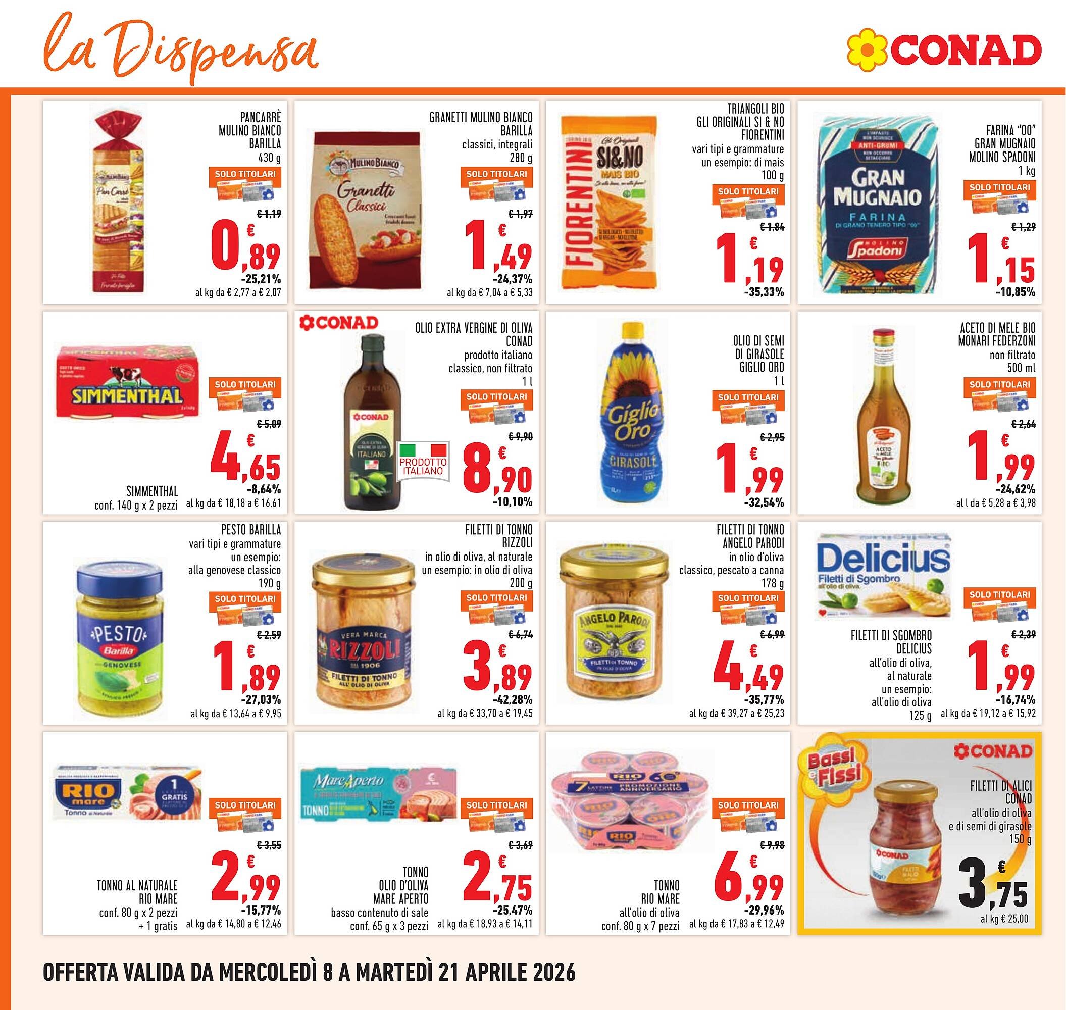 Volantino Conad (2026-04-08 - 2026-04-22)