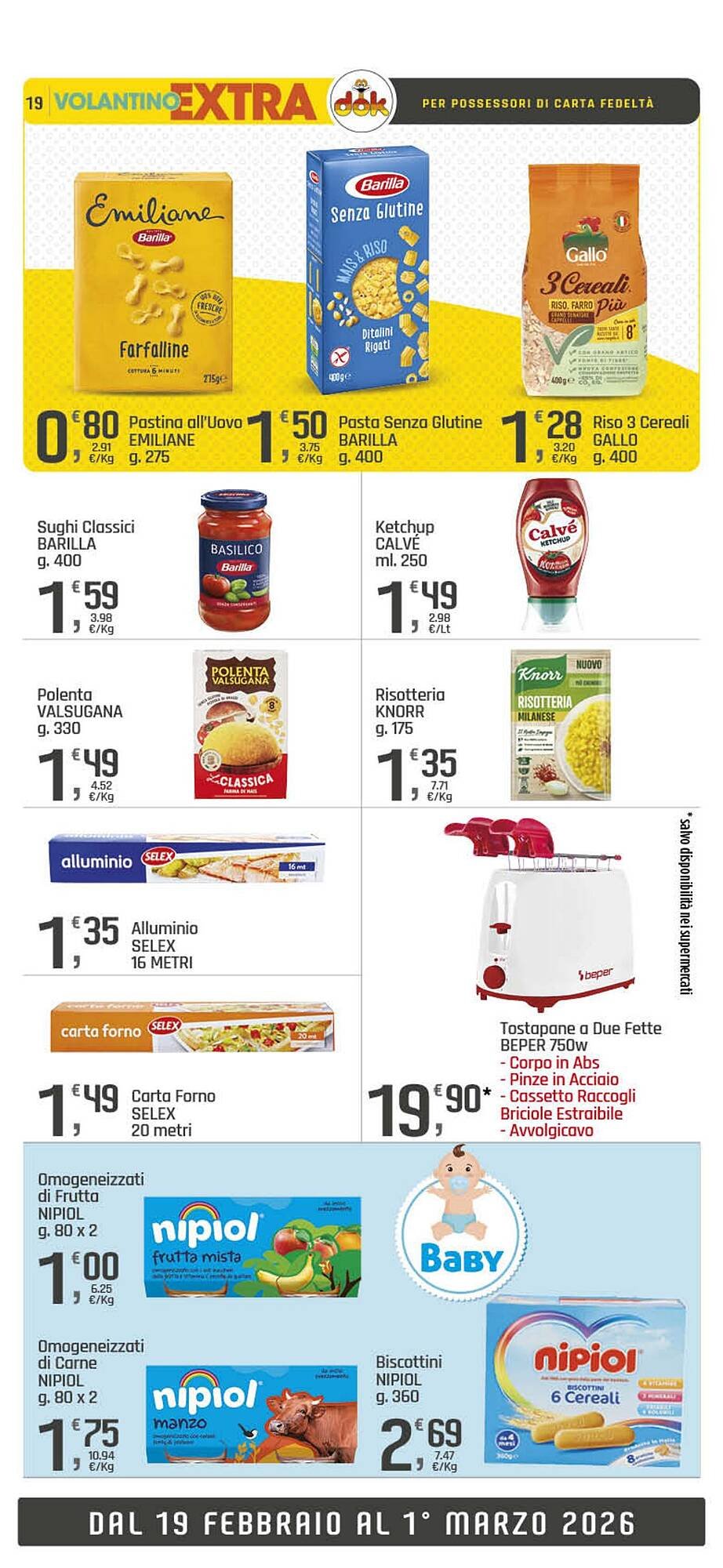 Volantino Supermercati Dok (2026-02-19 - 2026-03-01)