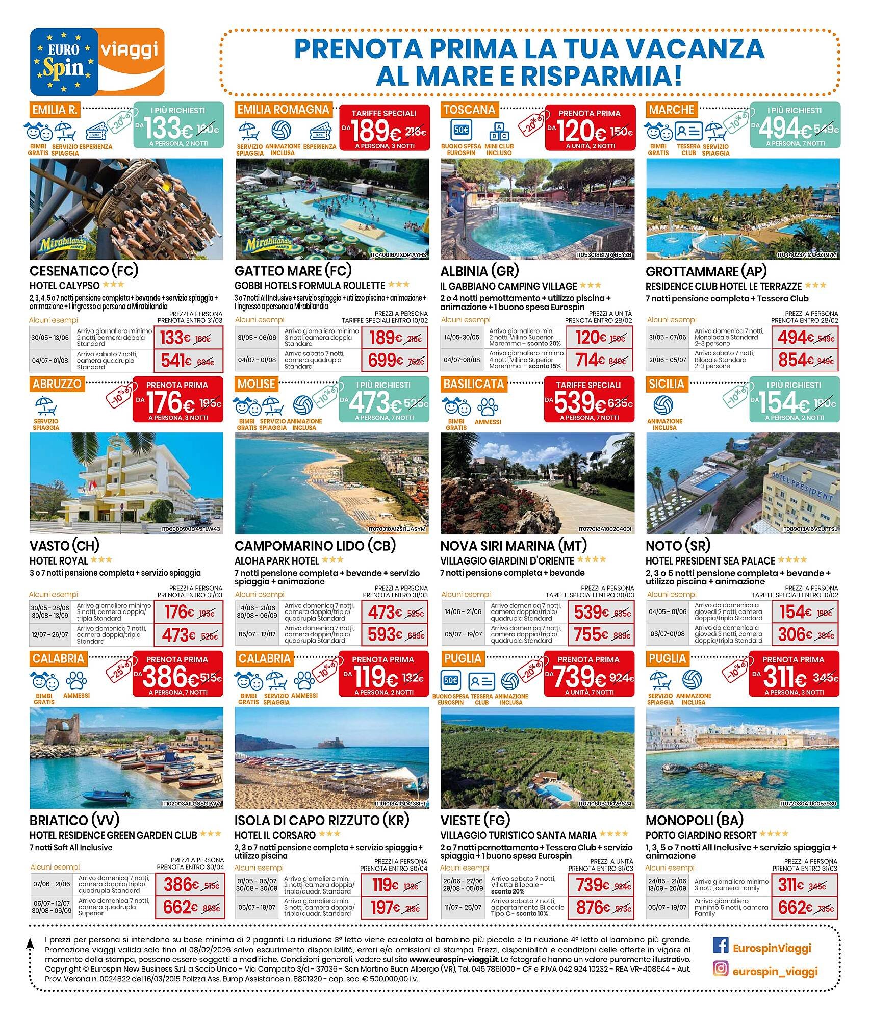 Volantino Eurospin (2026-01-29 - 2026-02-08)