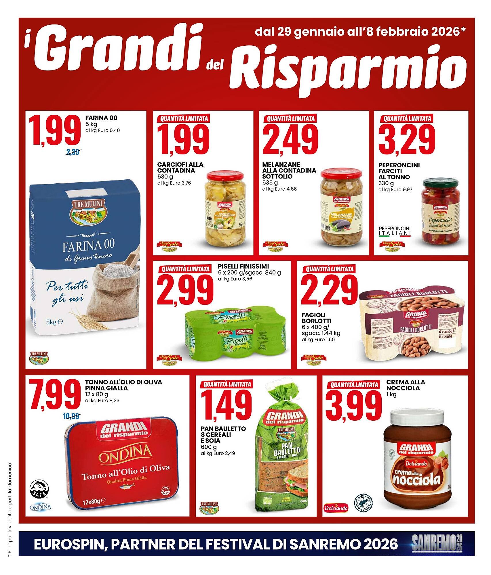 Volantino Eurospin (2026-01-29 - 2026-02-08)