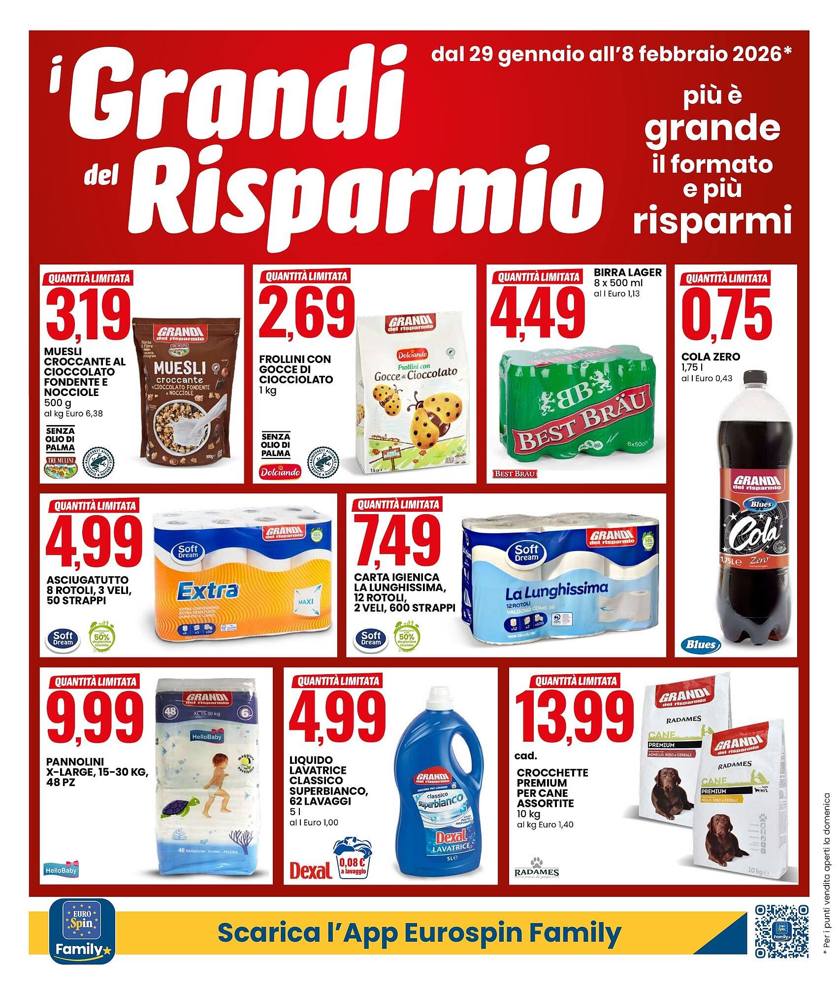 Volantino Eurospin (2026-01-29 - 2026-02-08)