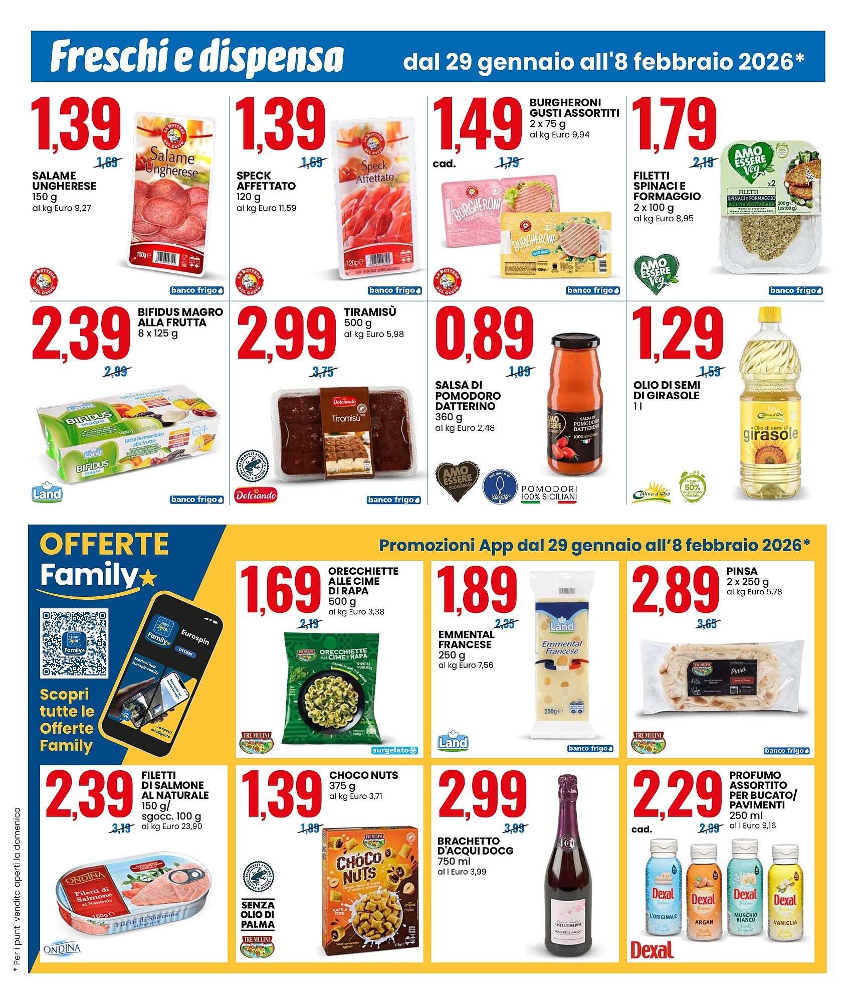 Volantino Eurospin (2026-01-29 - 2026-02-08)