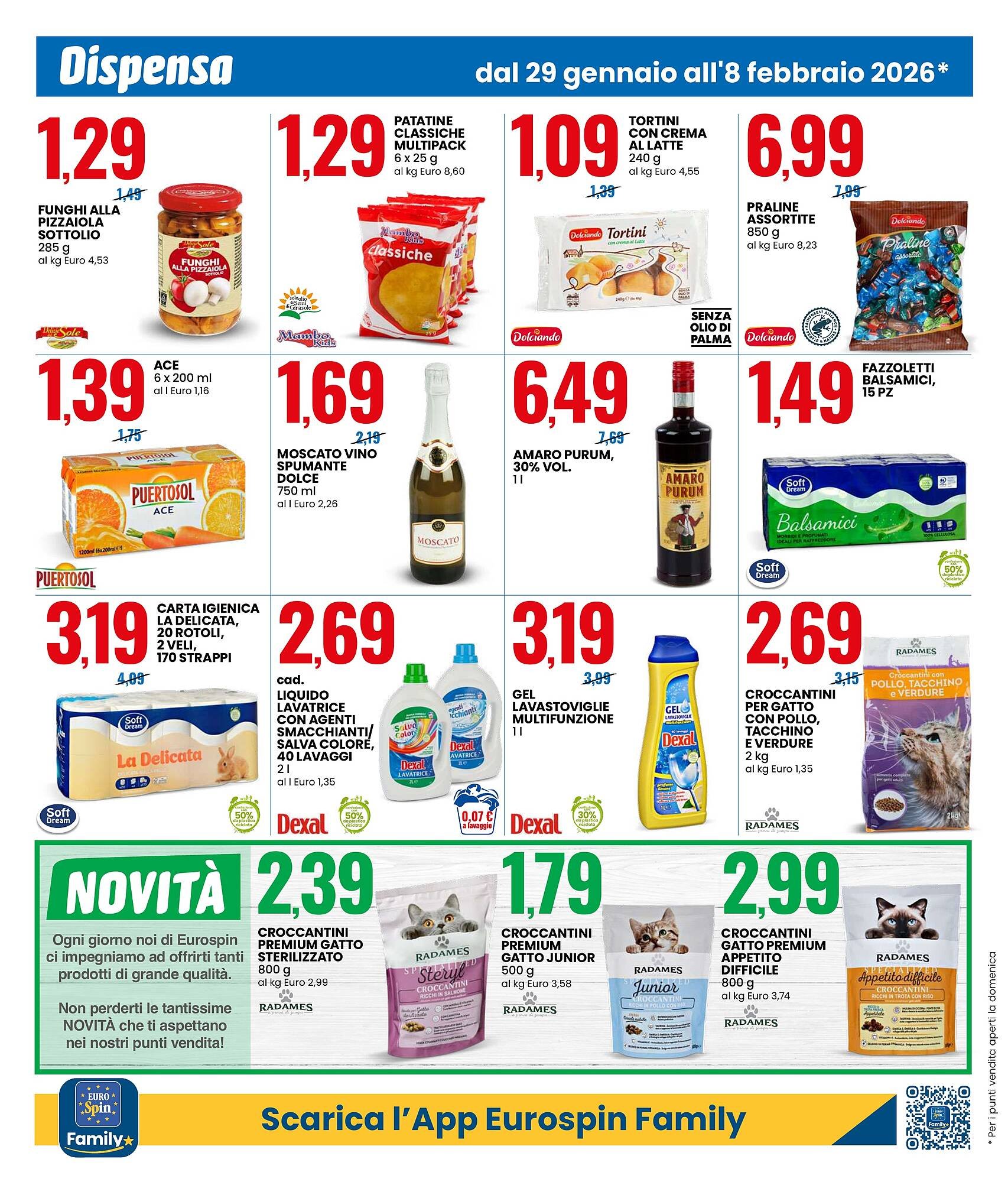 Volantino Eurospin (2026-01-29 - 2026-02-08)