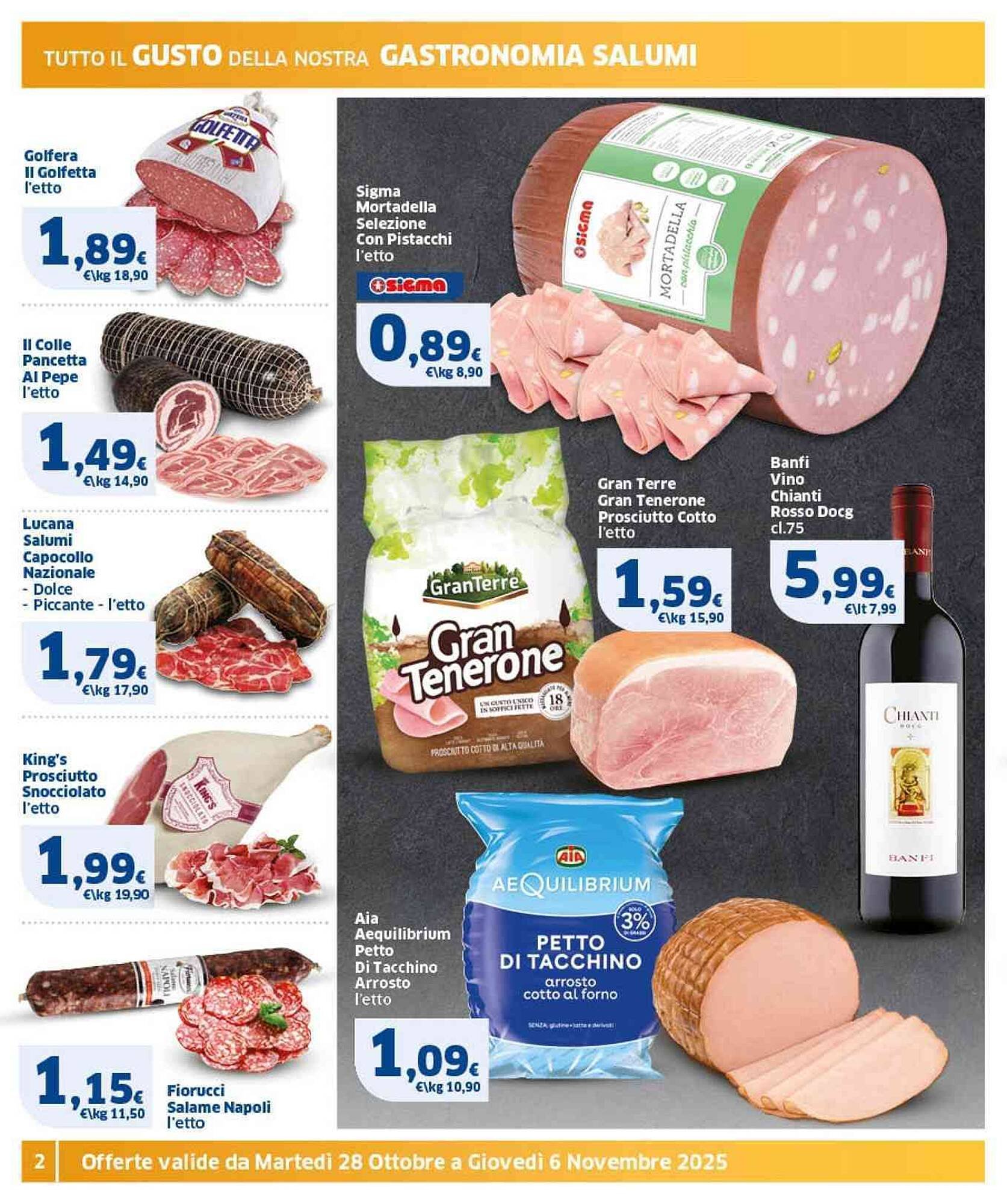 Volantino Sigma (2025-10-28 - 2025-11-06)