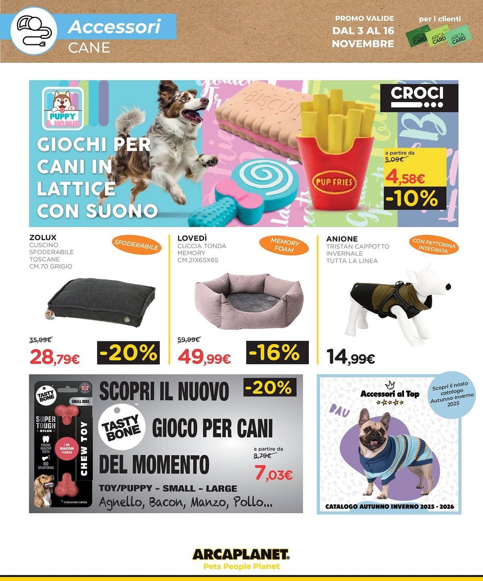 Volantino Arcaplanet (2025-11-10 - 2025-11-16)