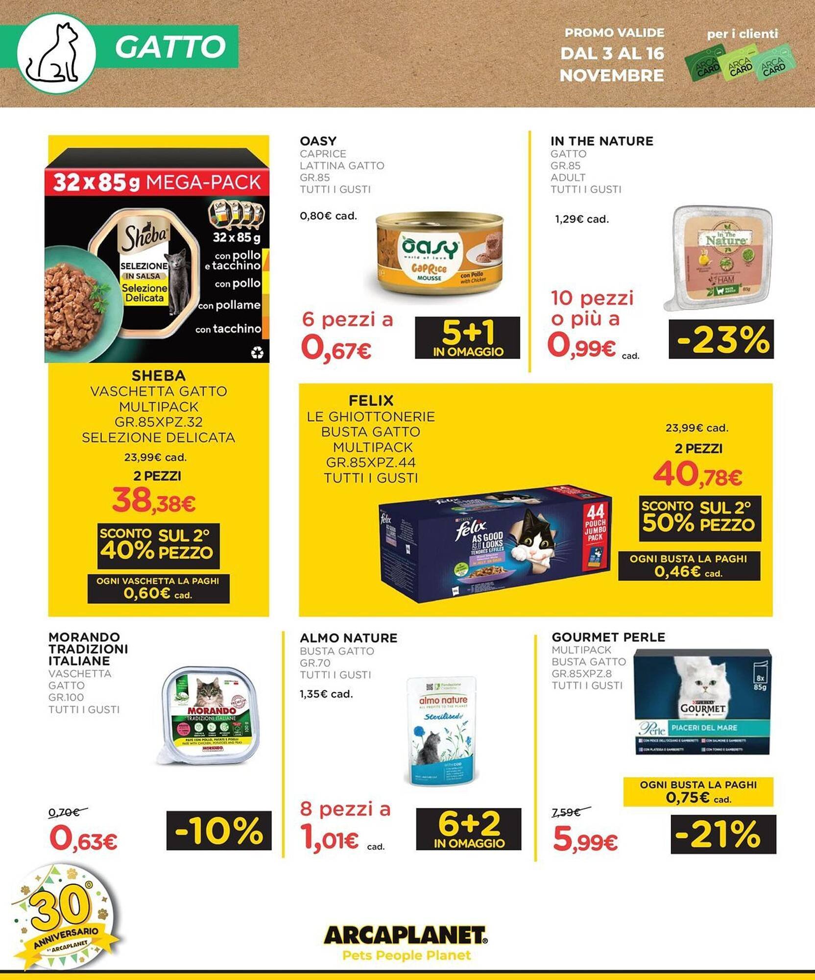 Volantino Arcaplanet (2025-11-10 - 2025-11-16)