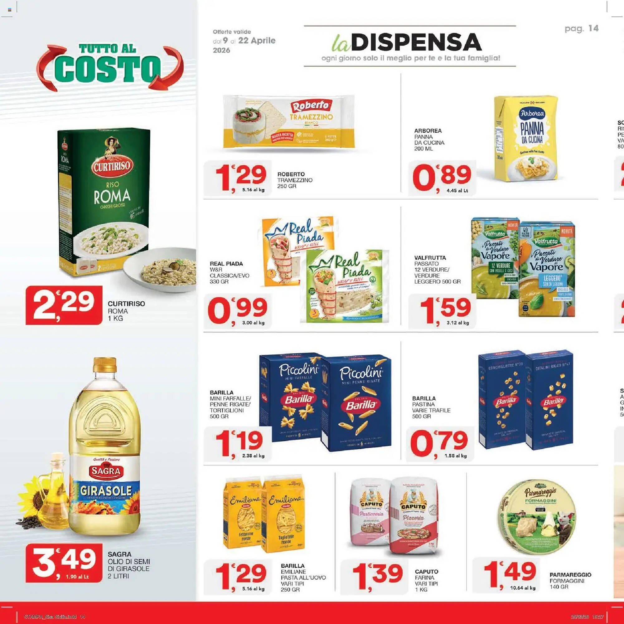 Volantino Sisa (2026-04-09 - 2026-04-22)