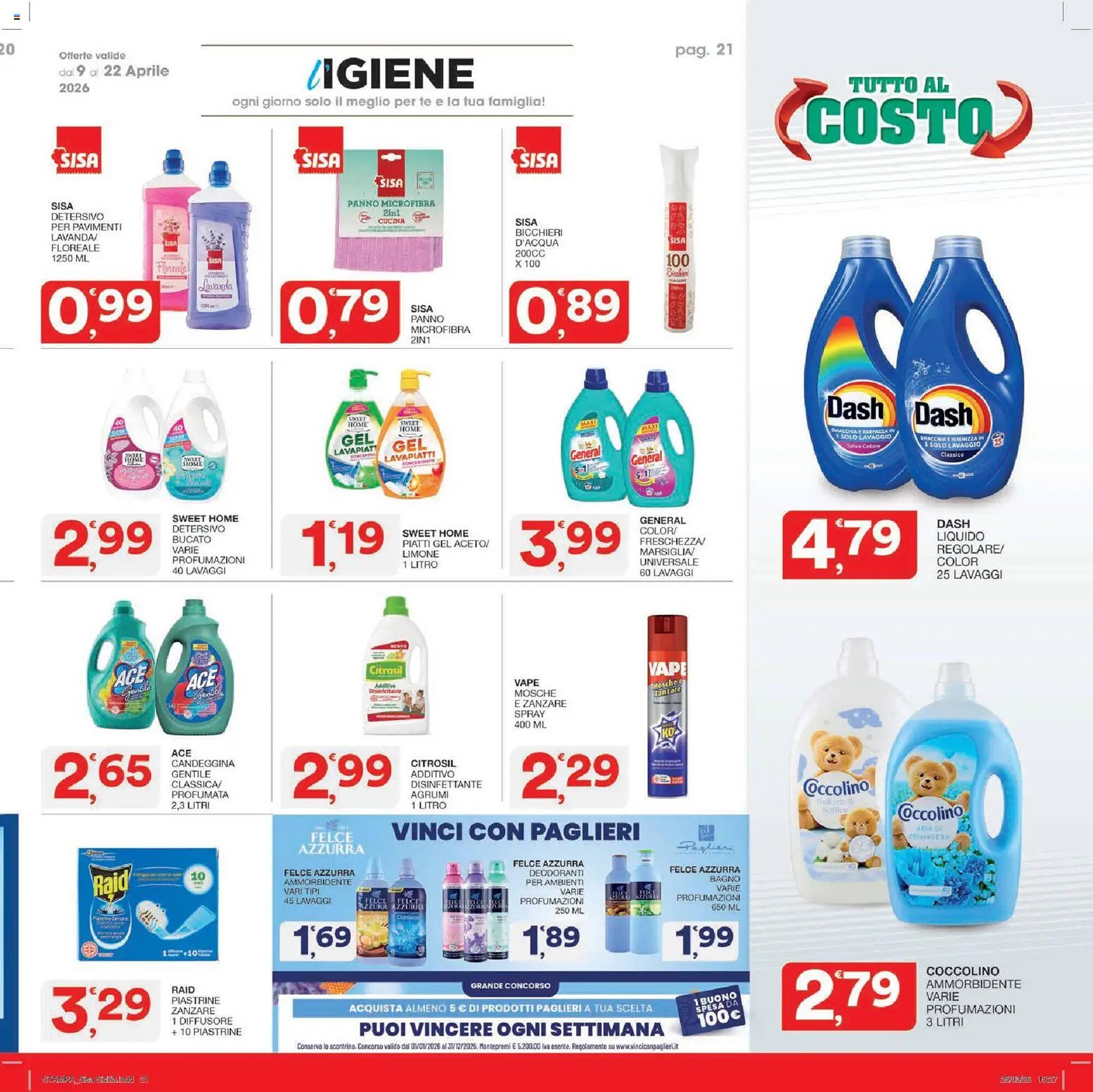 Volantino Sisa (2026-04-09 - 2026-04-22)