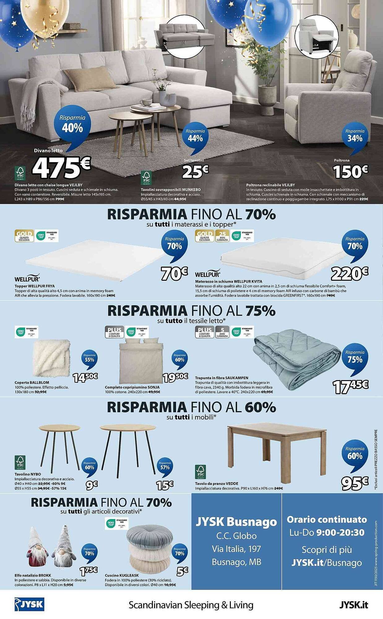 Volantino JYSK (2025-11-17 - 2025-11-30)