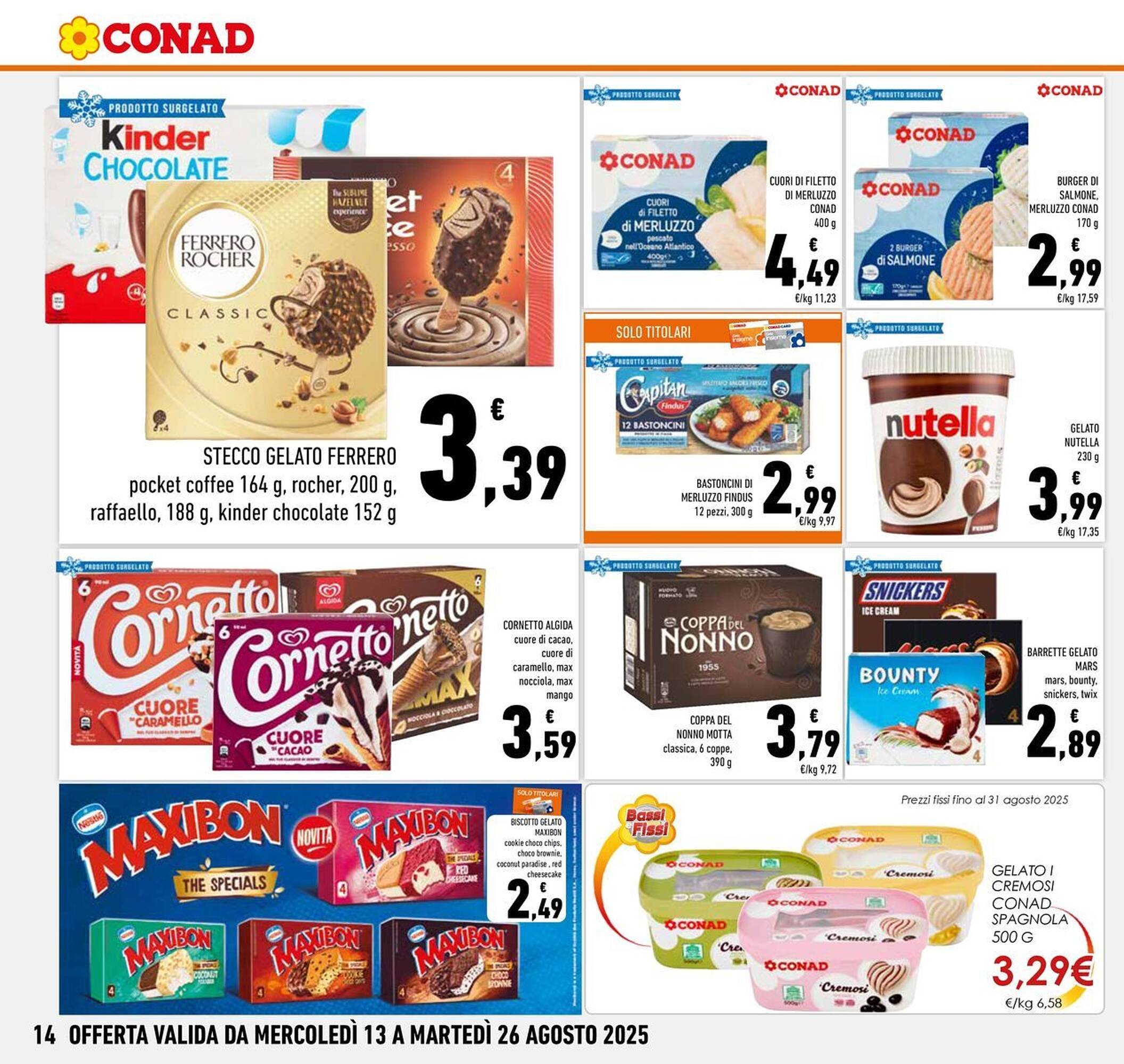 Volantino Conad (2025-08-13 - 2025-08-26)