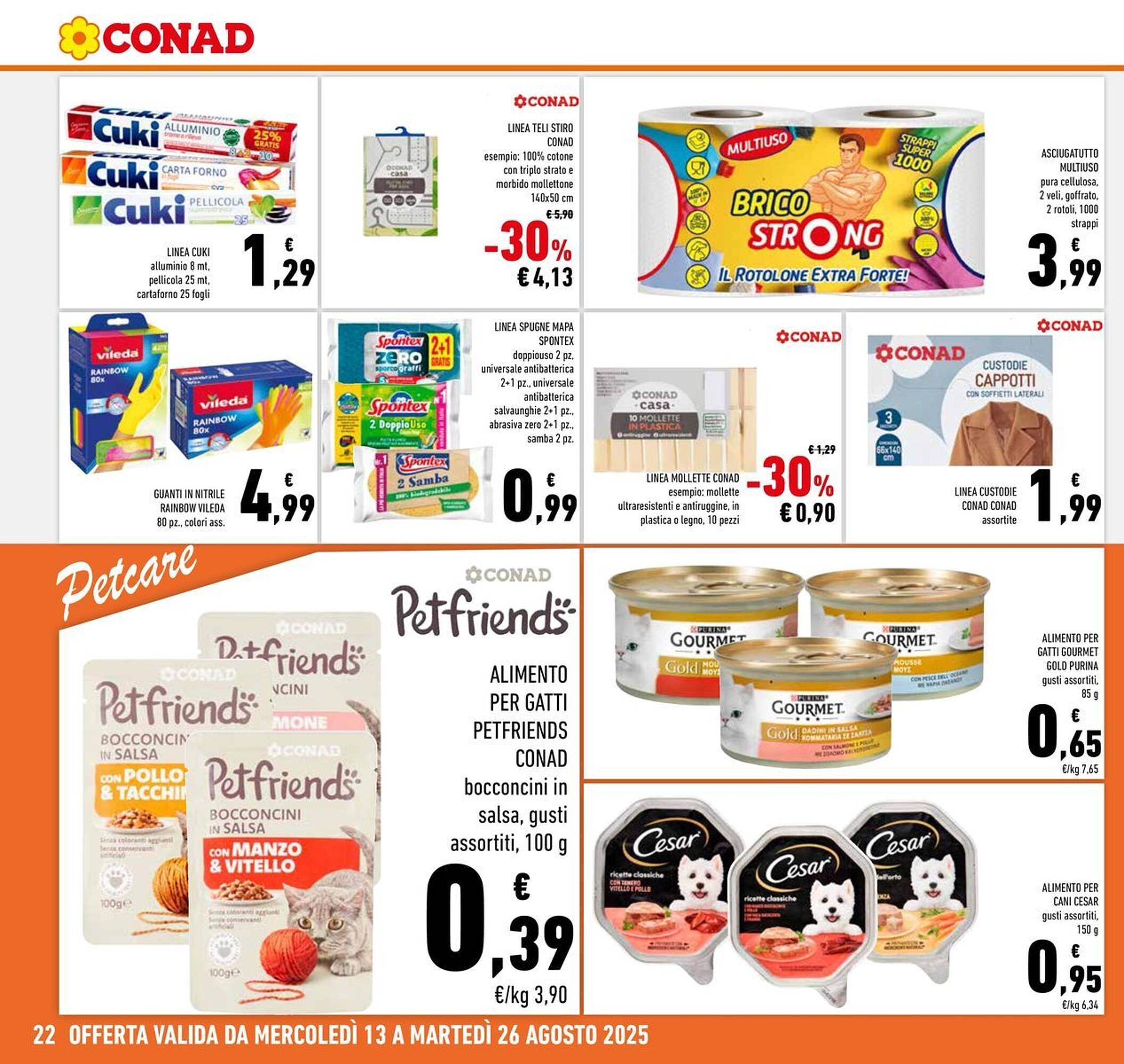 Volantino Conad (2025-08-13 - 2025-08-26)