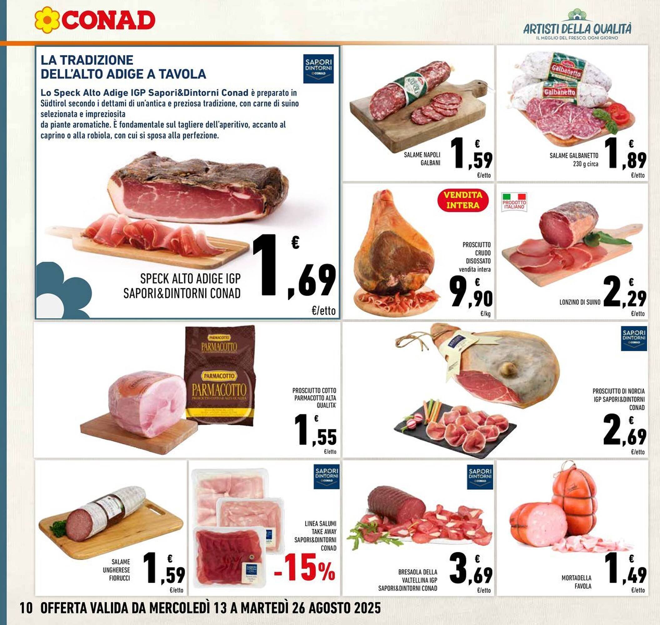 Volantino Conad (2025-08-13 - 2025-08-26)