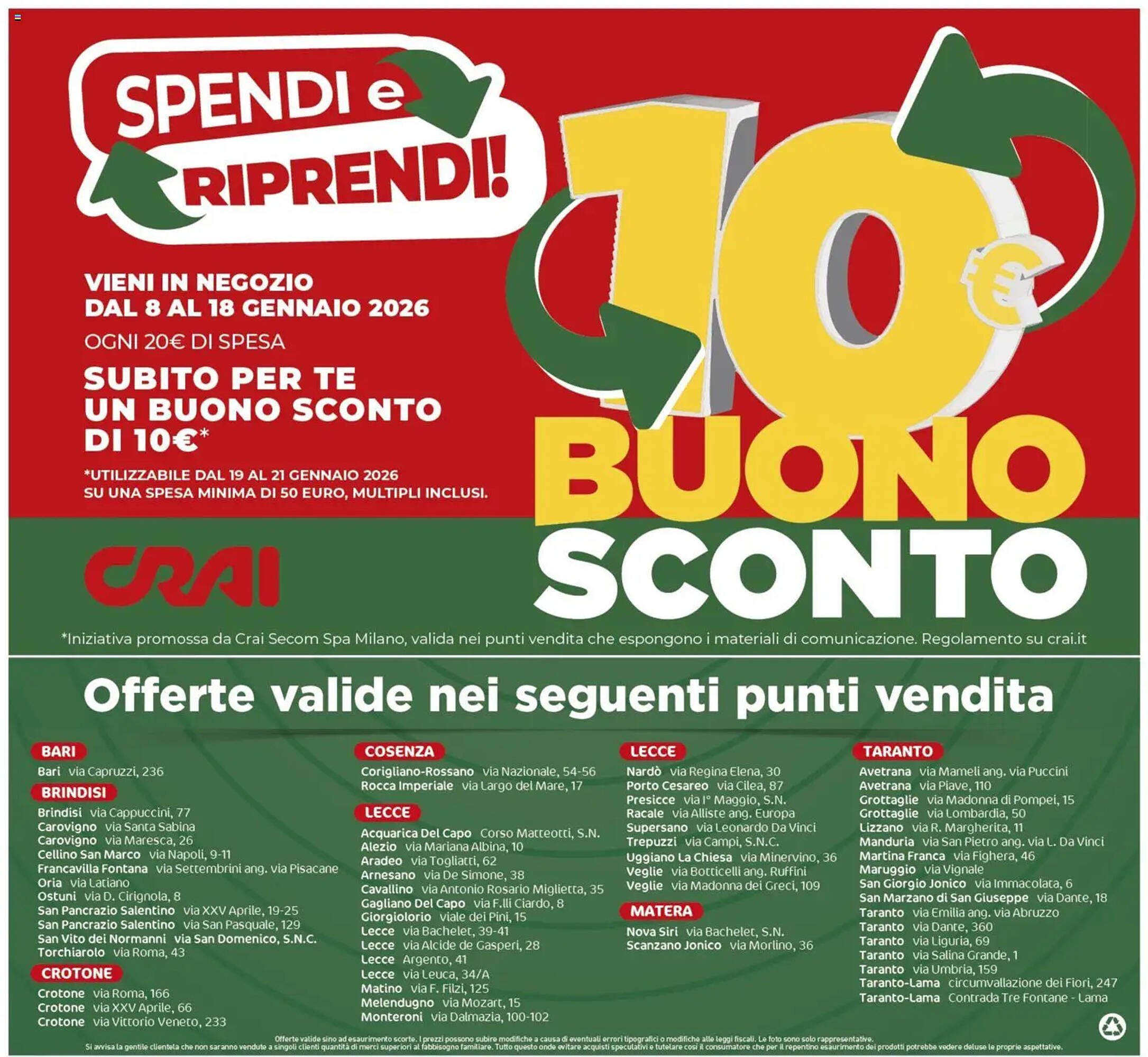 Volantino Crai (2026-01-08 - 2026-01-21)