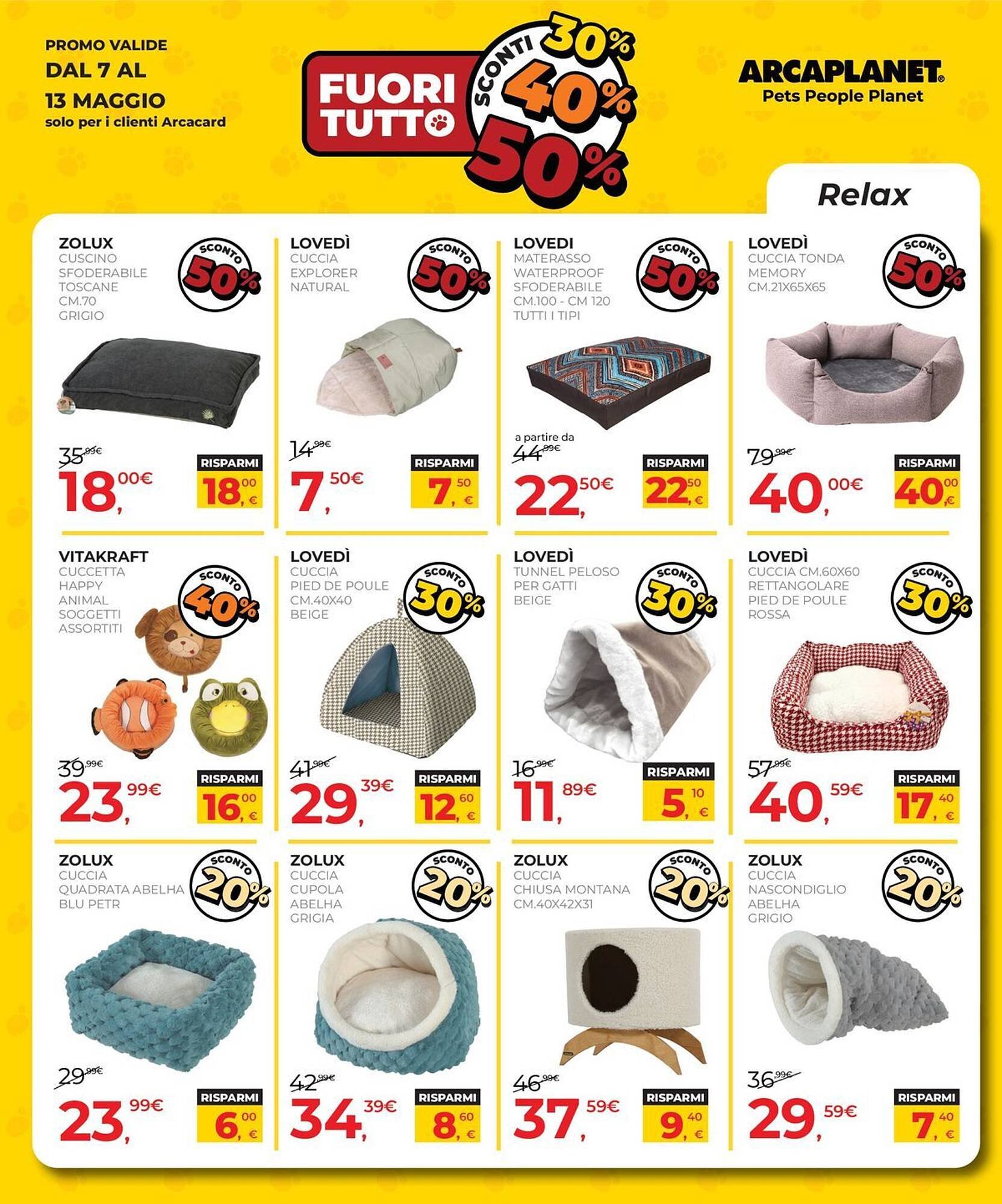 Volantino Arcaplanet (2026-05-07 - 2026-05-27)