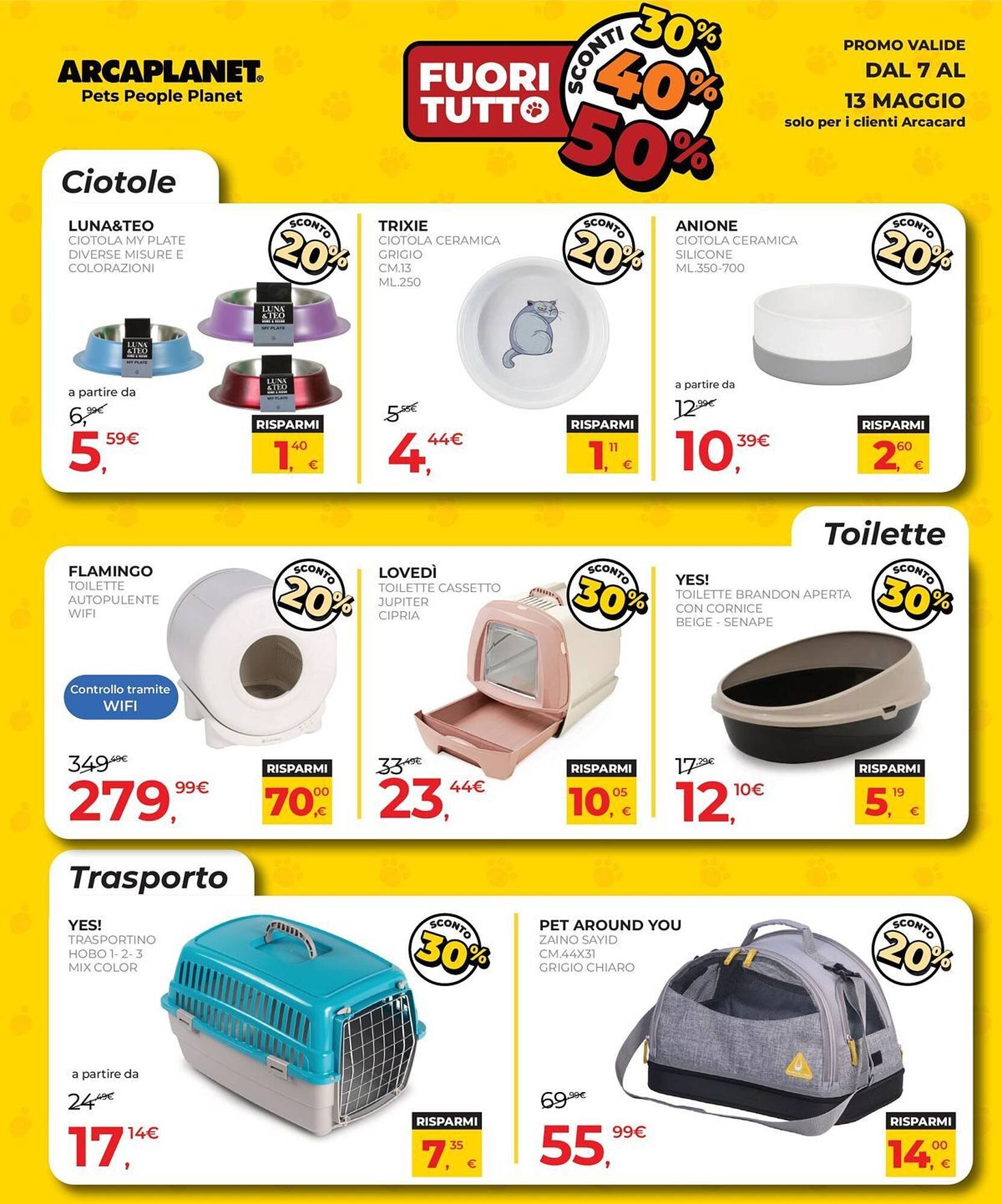 Volantino Arcaplanet (2026-05-07 - 2026-05-27)