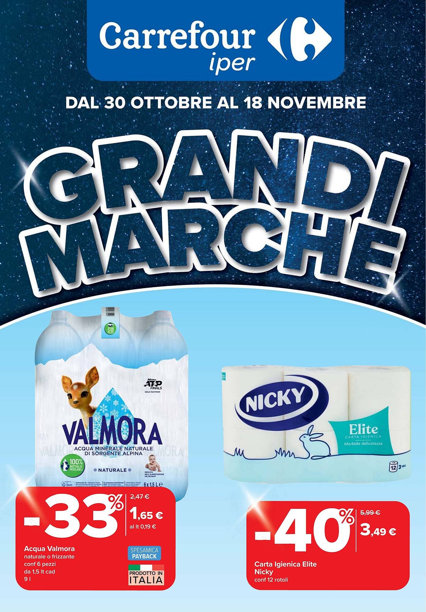 Volantino Carrefour (2025-10-30 - 2025-11-18)