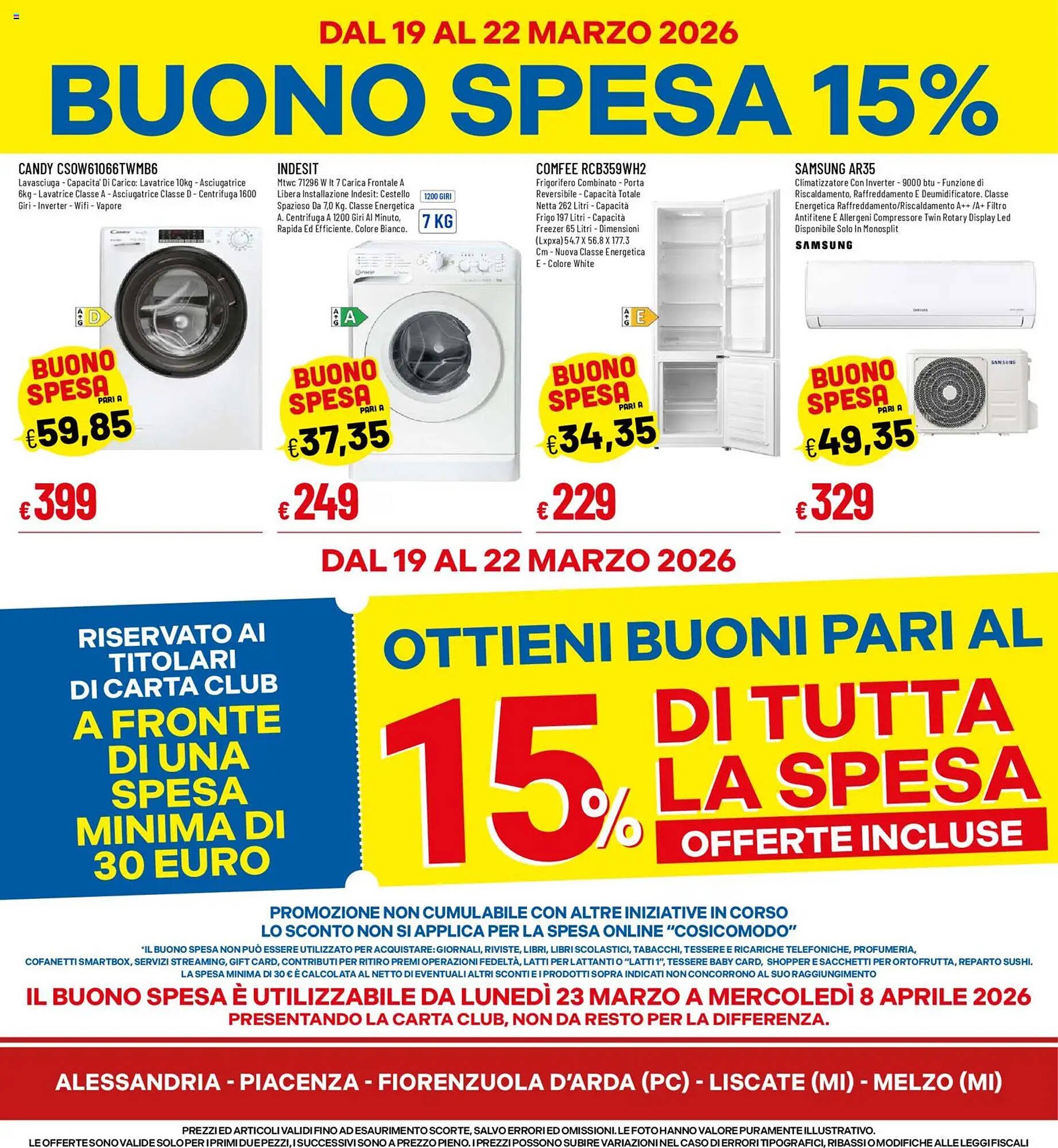 Volantino Galassia (2026-03-19 - 2026-03-22)