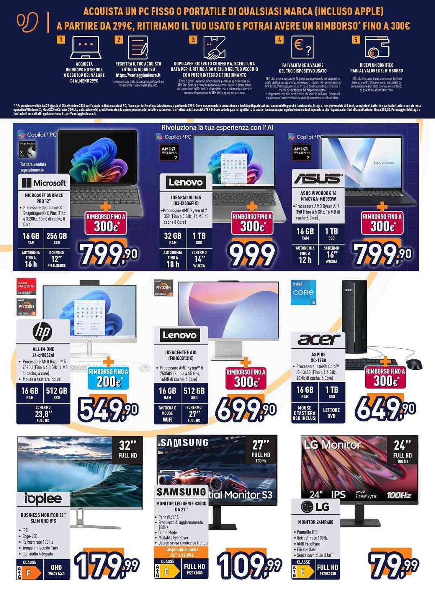 Volantino Unieuro (2025-08-22 - 2025-09-04)