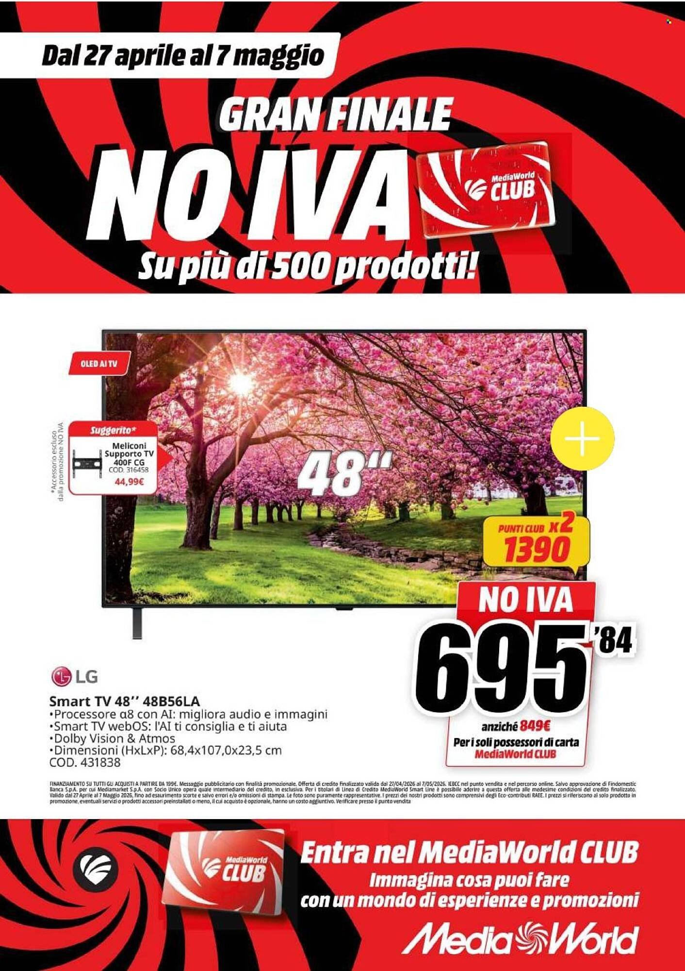 Volantino MediaWorld (2026-04-27 - 2026-05-07)