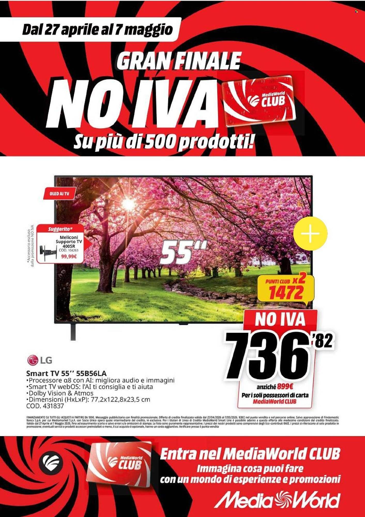 Volantino MediaWorld (2026-04-27 - 2026-05-07)