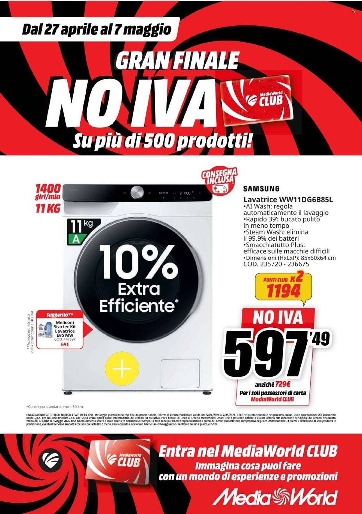 Volantino MediaWorld (2026-04-27 - 2026-05-07)