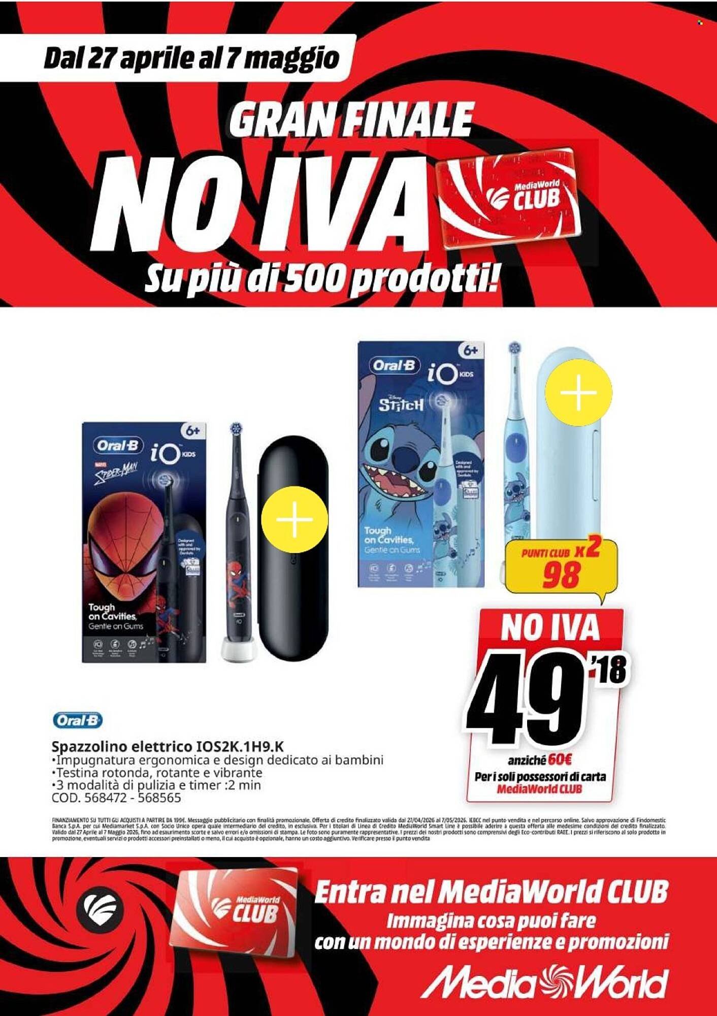 Volantino MediaWorld (2026-04-27 - 2026-05-07)