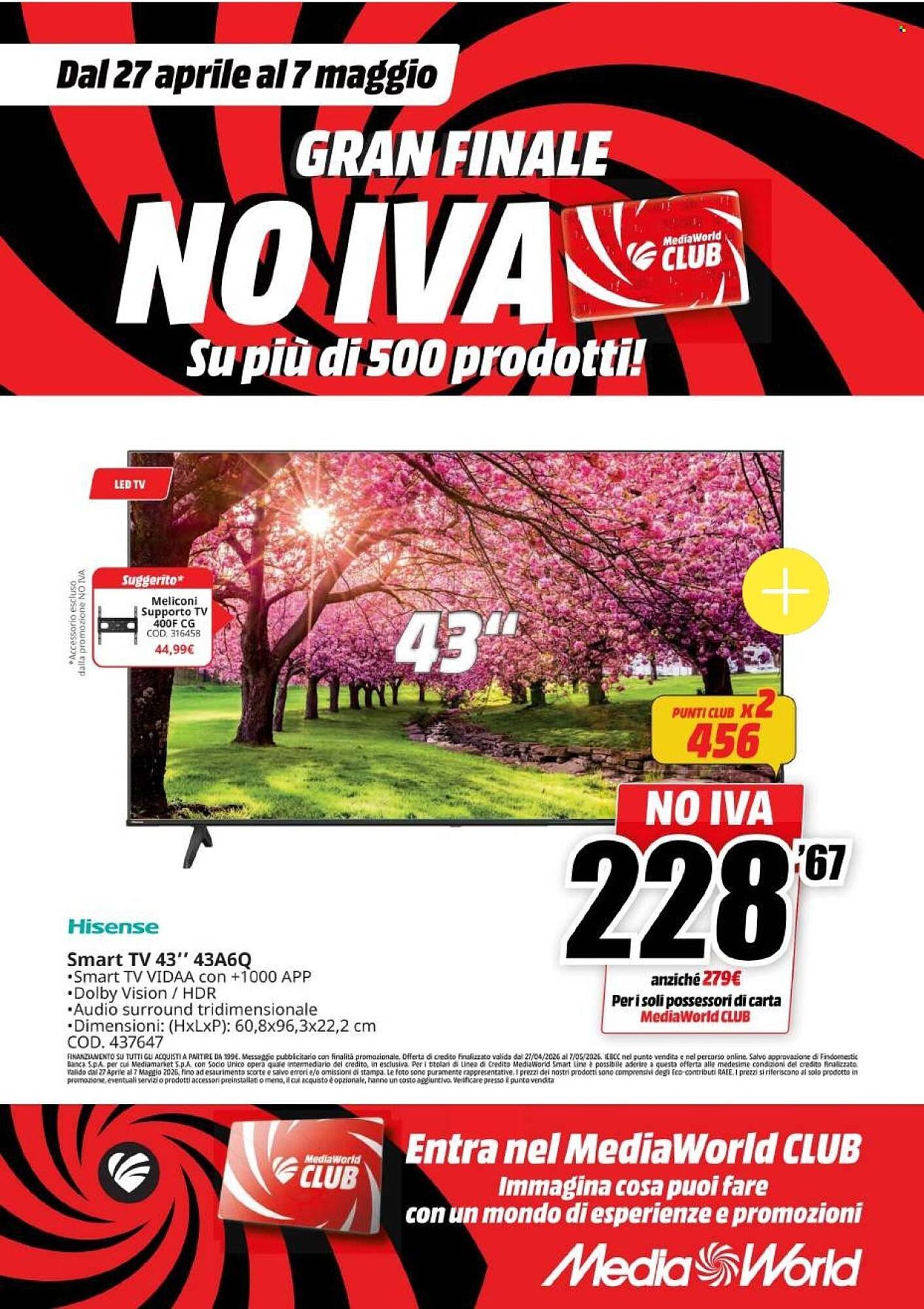 Volantino MediaWorld (2026-04-27 - 2026-05-07)