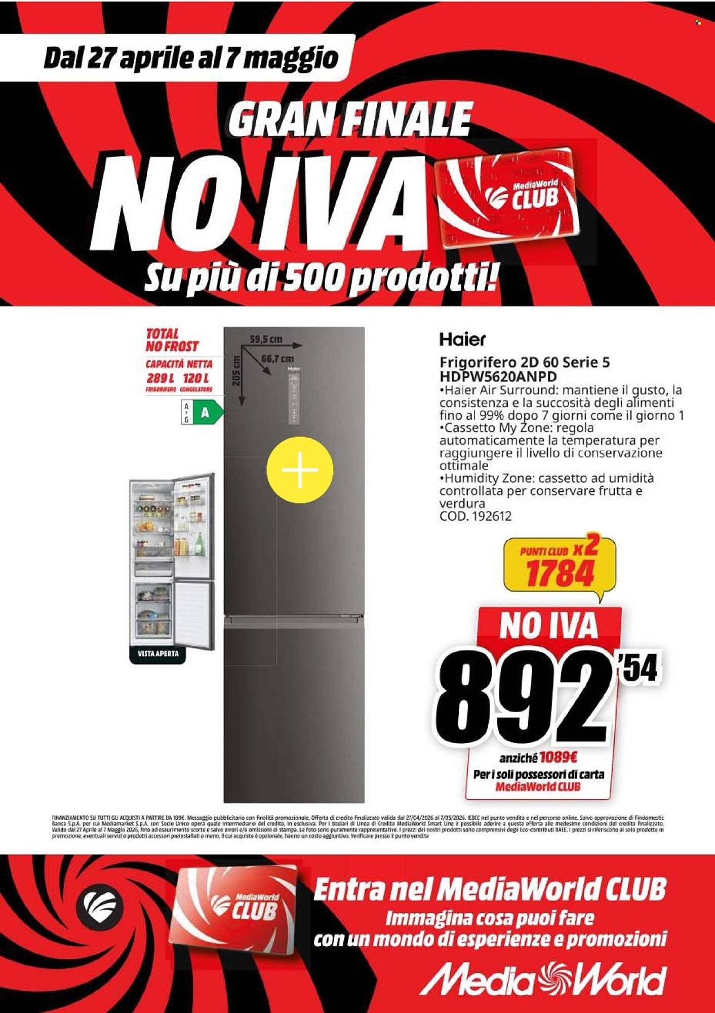 Volantino MediaWorld (2026-04-27 - 2026-05-07)