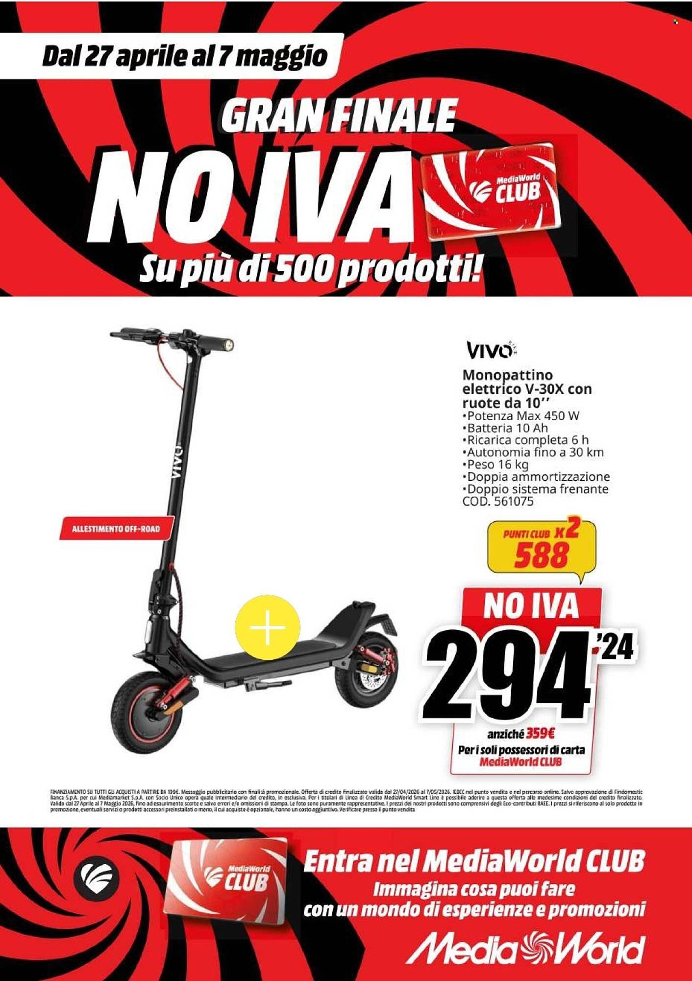 Volantino MediaWorld (2026-04-27 - 2026-05-07)